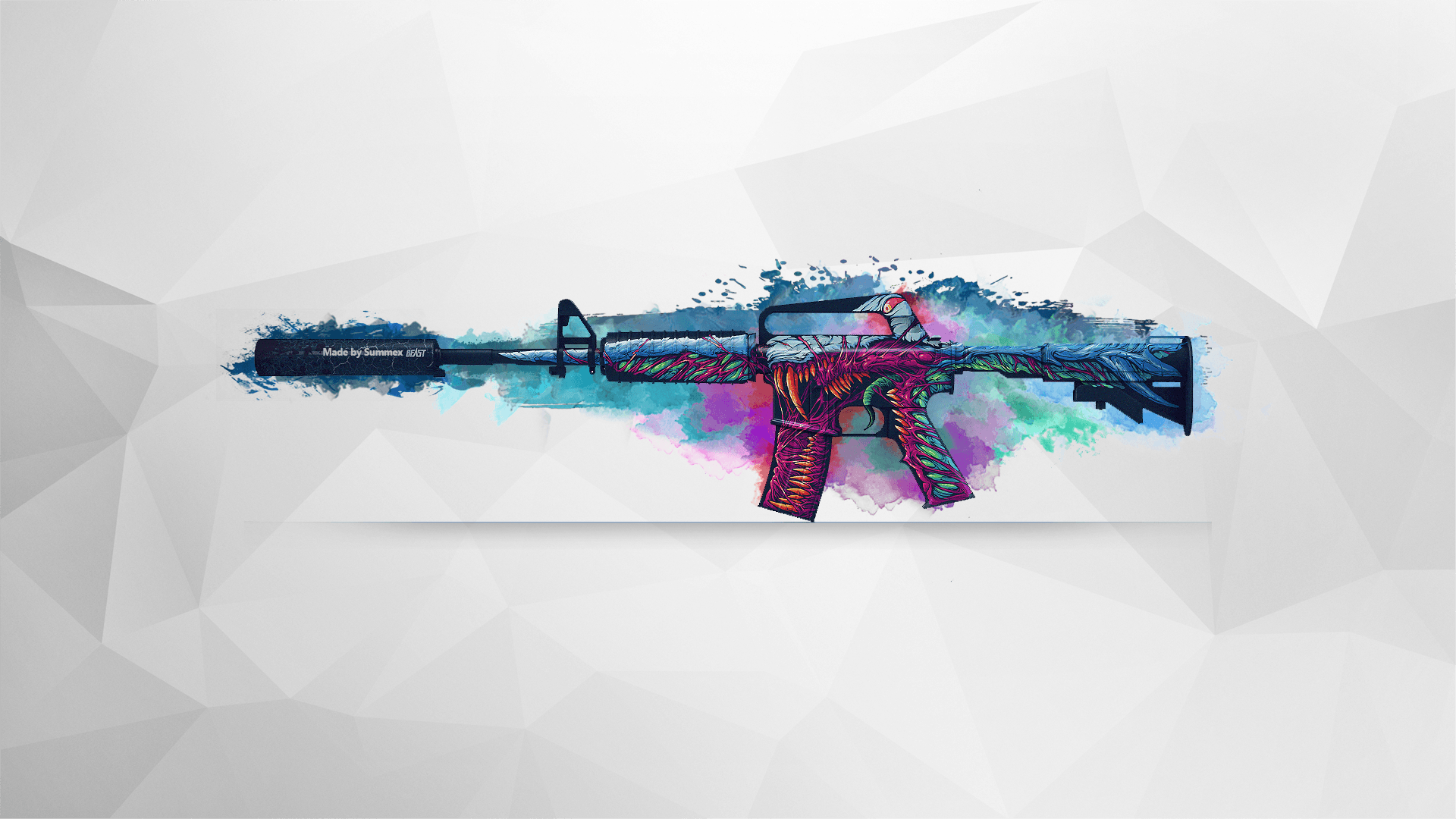 M4A1 S Hyper Beast. CS:GO Wallpaper And Background