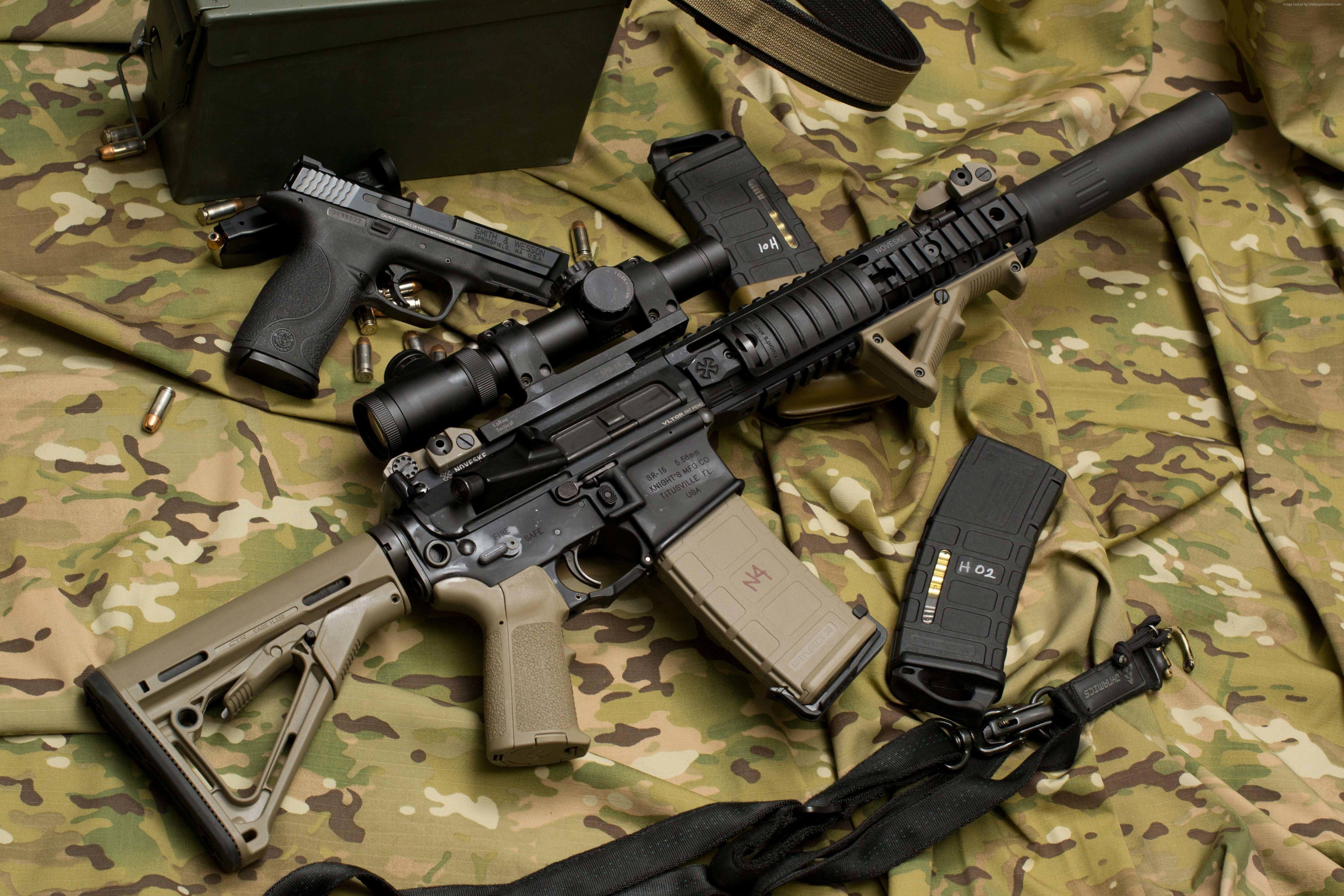 Wallpaper M Larue Tactical, assault rifle, MWS, M4A custom