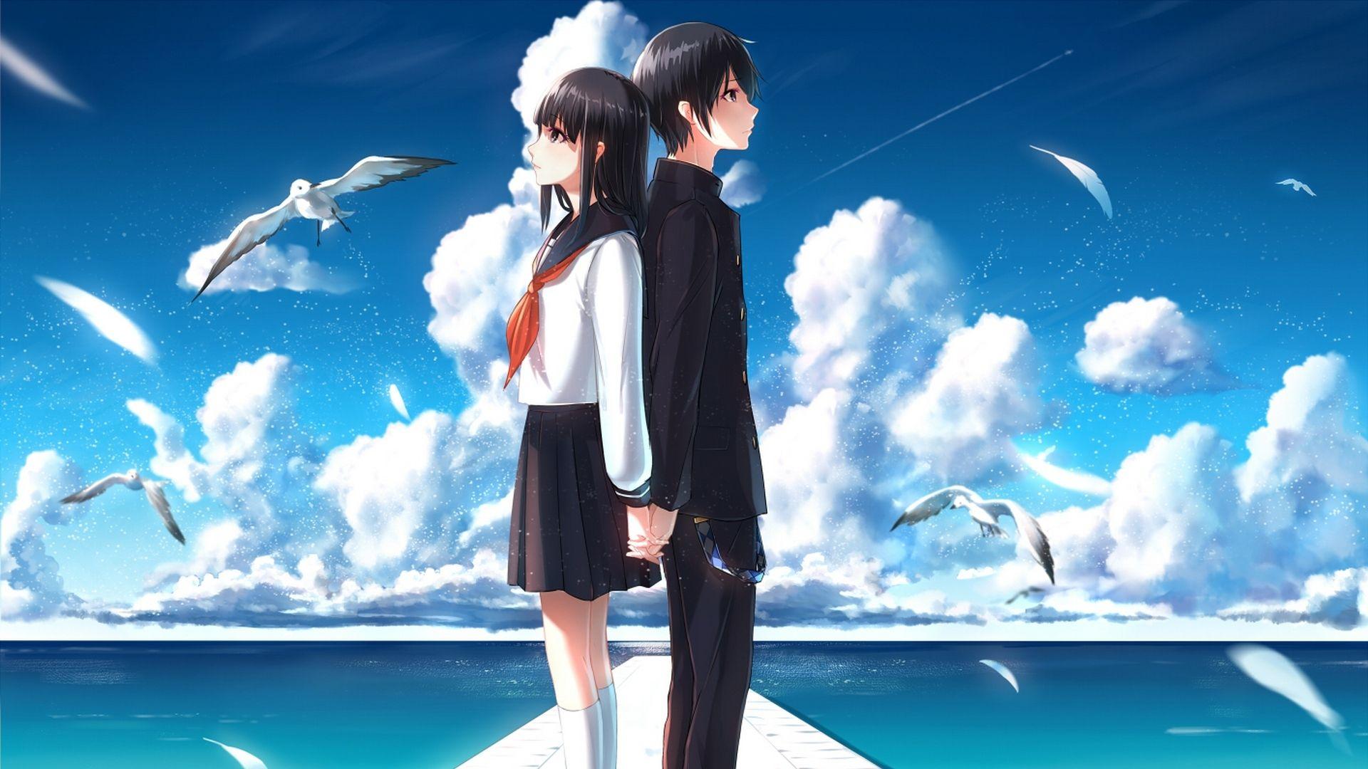 Anime Sad Couple Wallpapers - Wallpaper Cave