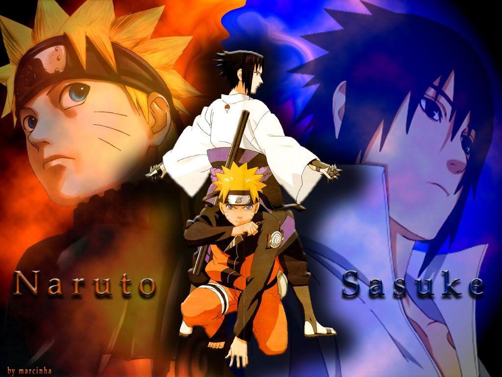 Wallpaper Naruto Dan Sasuke