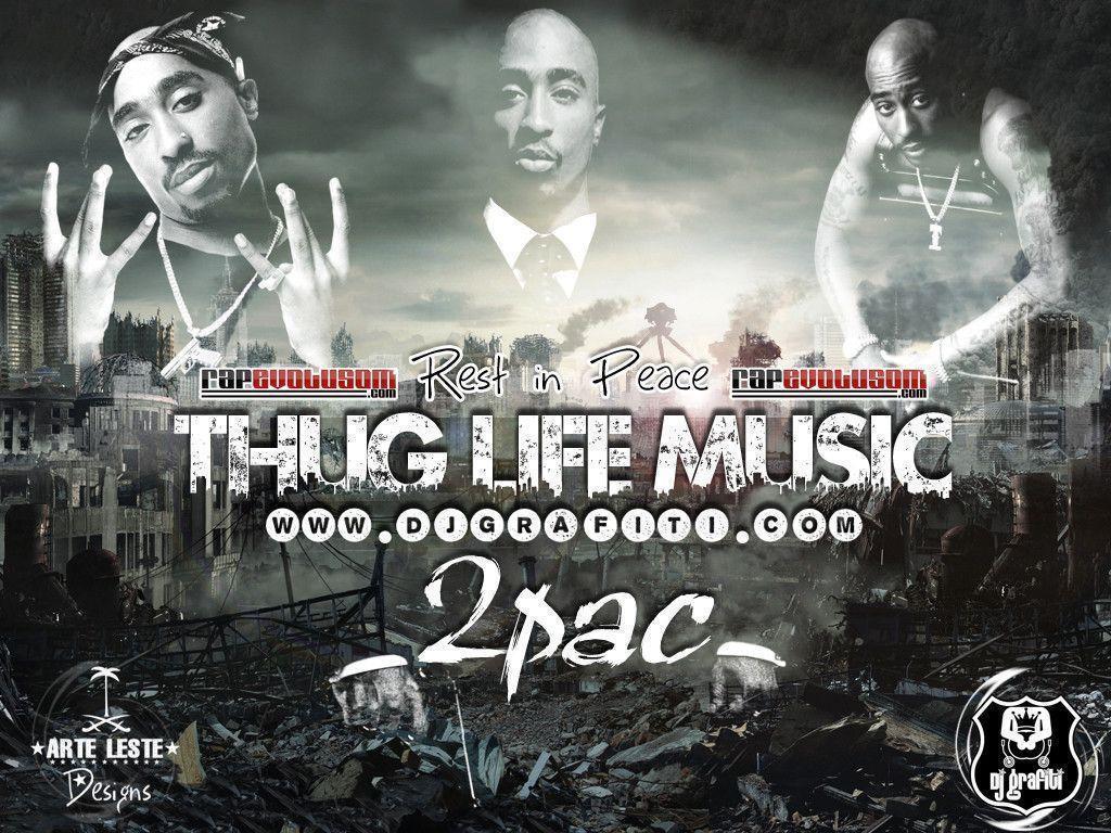 tupac thug life wallpaper x 768