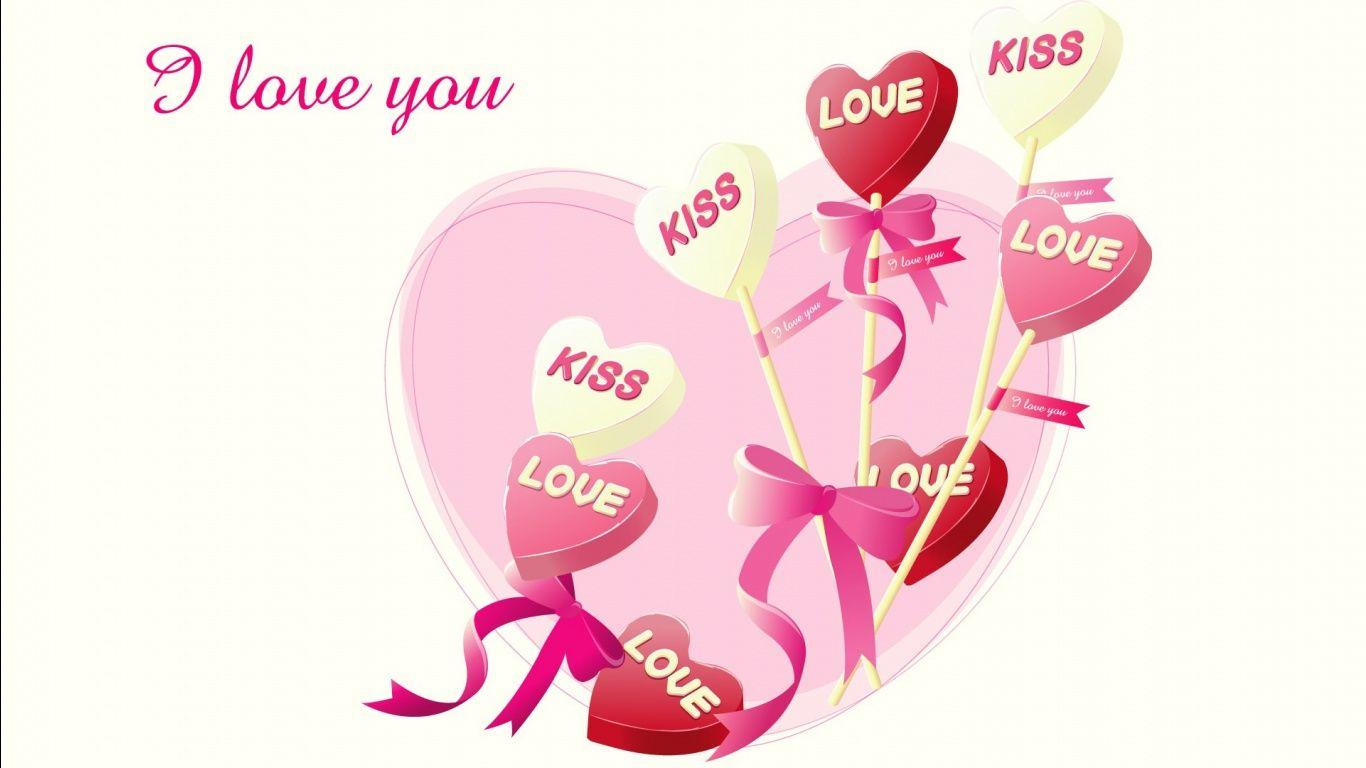 I LOVE YOU Wallpaper in jpg format for free download