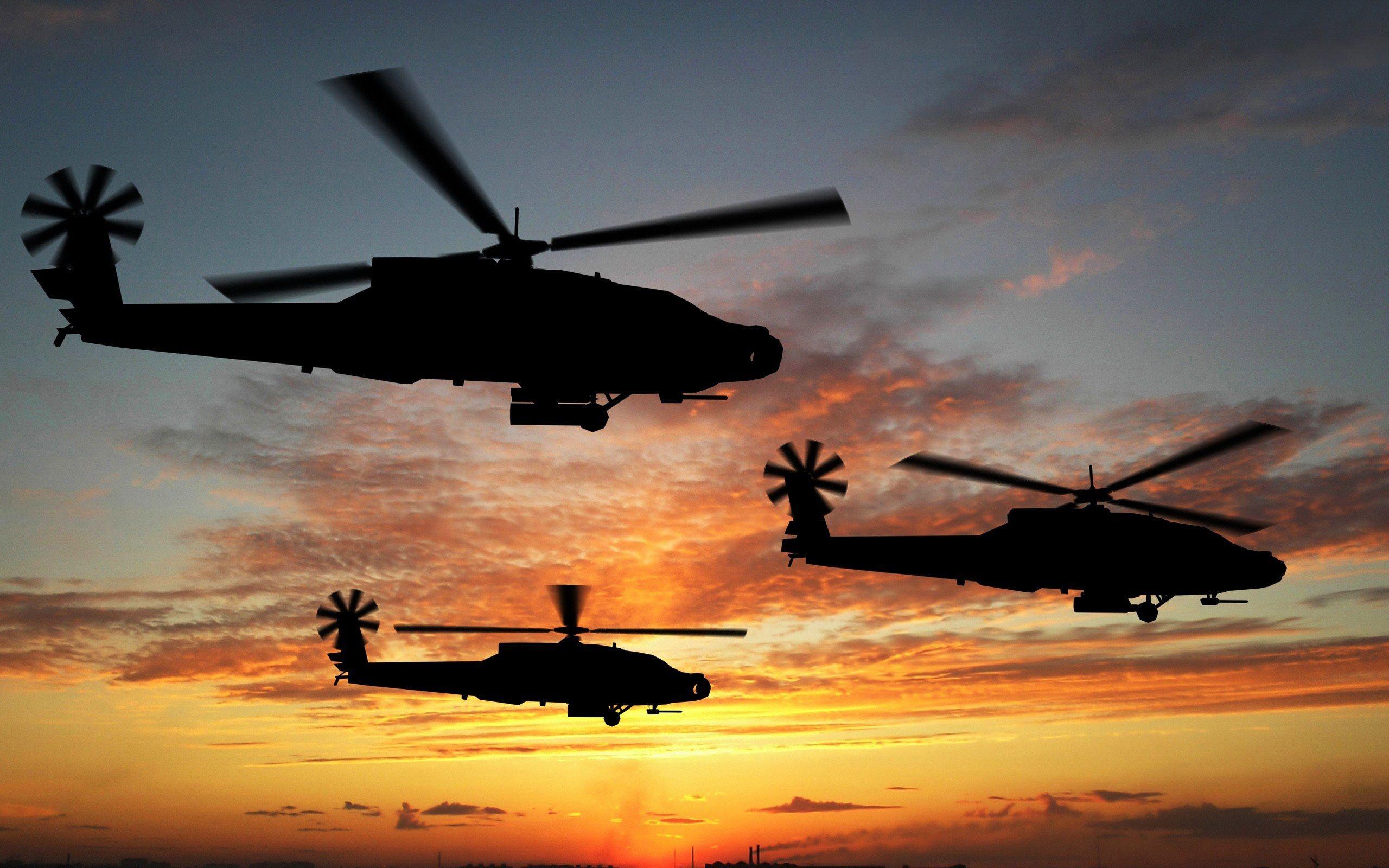 Silhouette Helicopter Wallpaper IPhone Wallpaper
