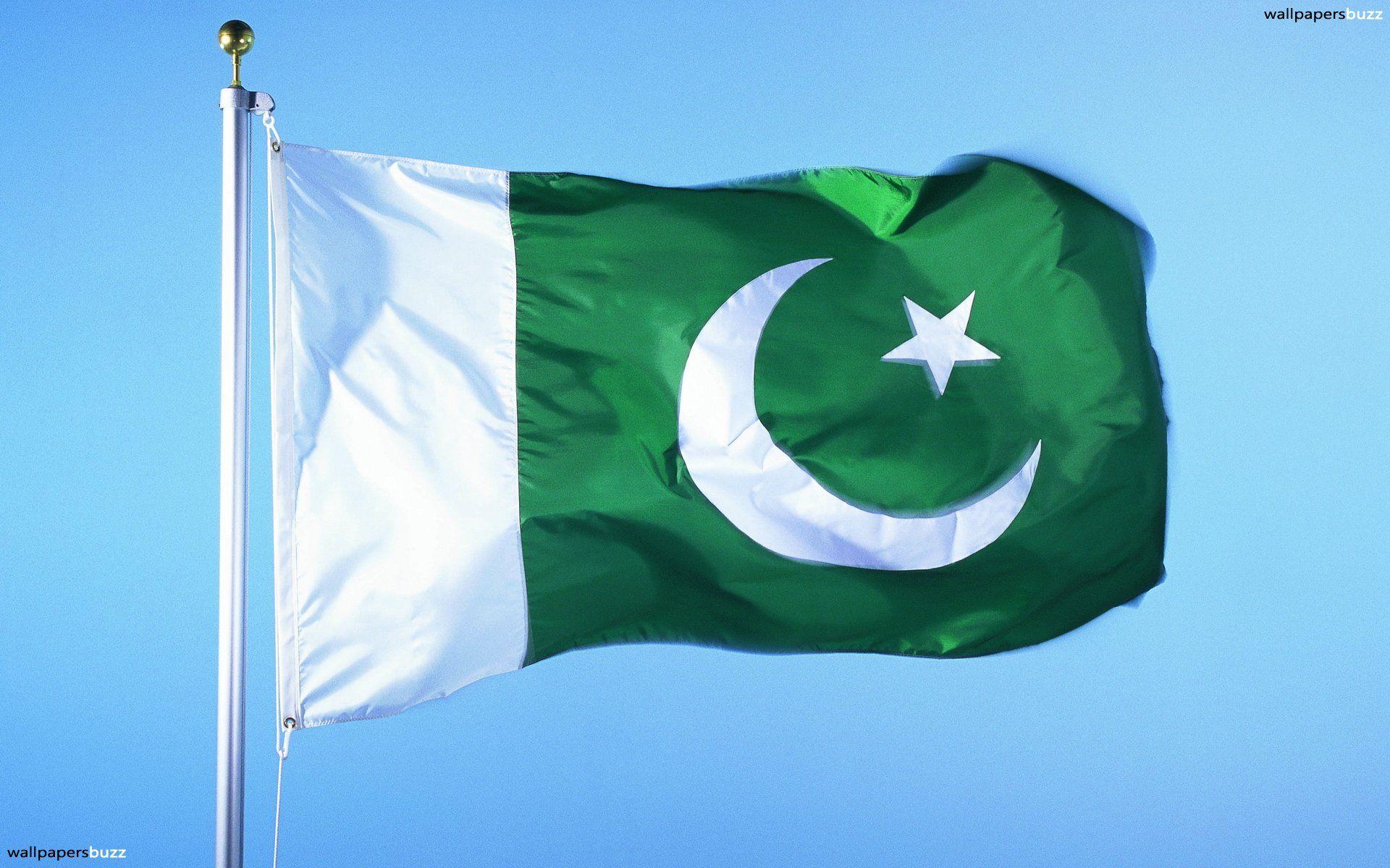 The traditional flag of Pakistan HD Wallpaper