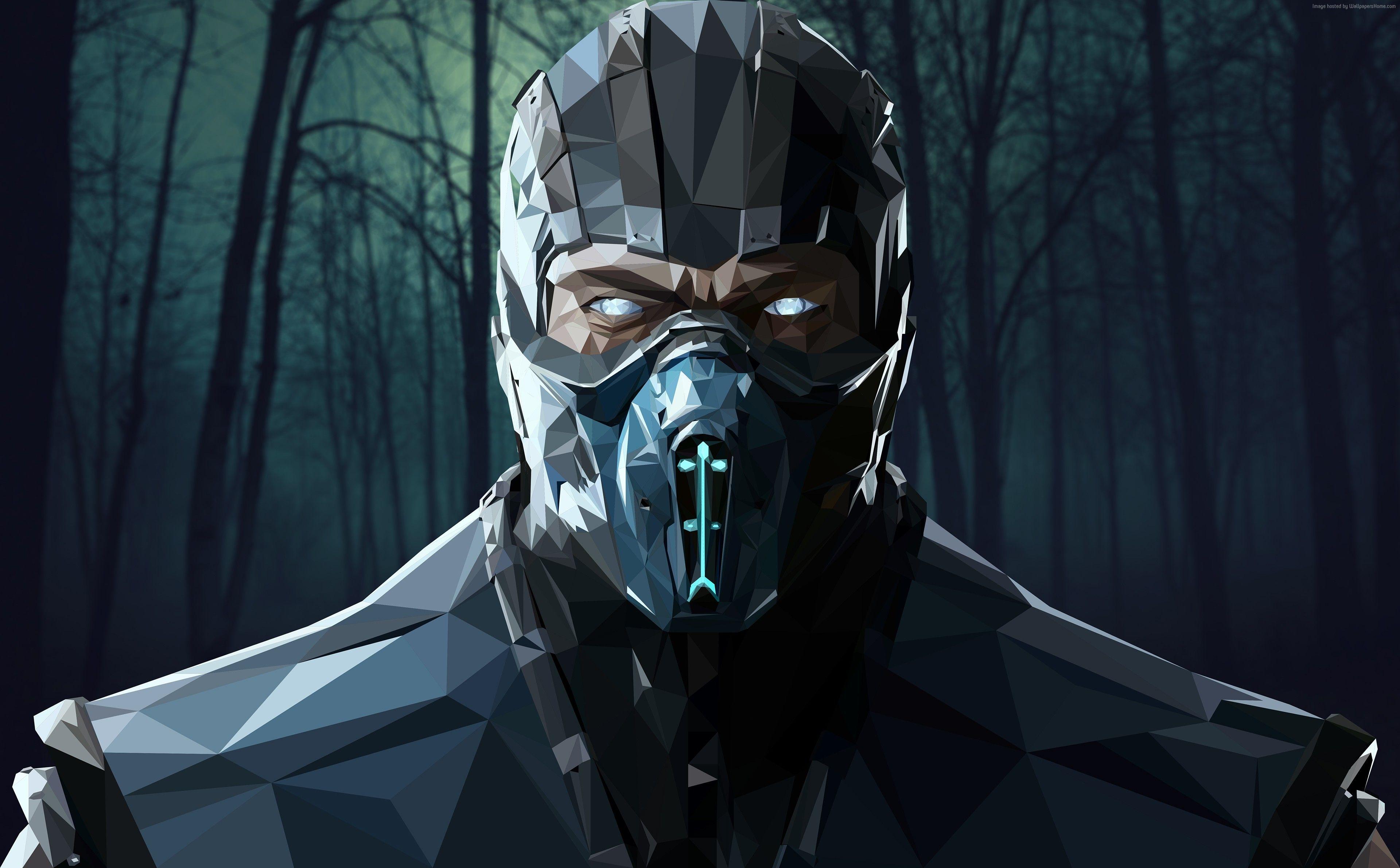 Wallpaper Mortal Kombat X, Sub Zero, Poster, 4k, Games