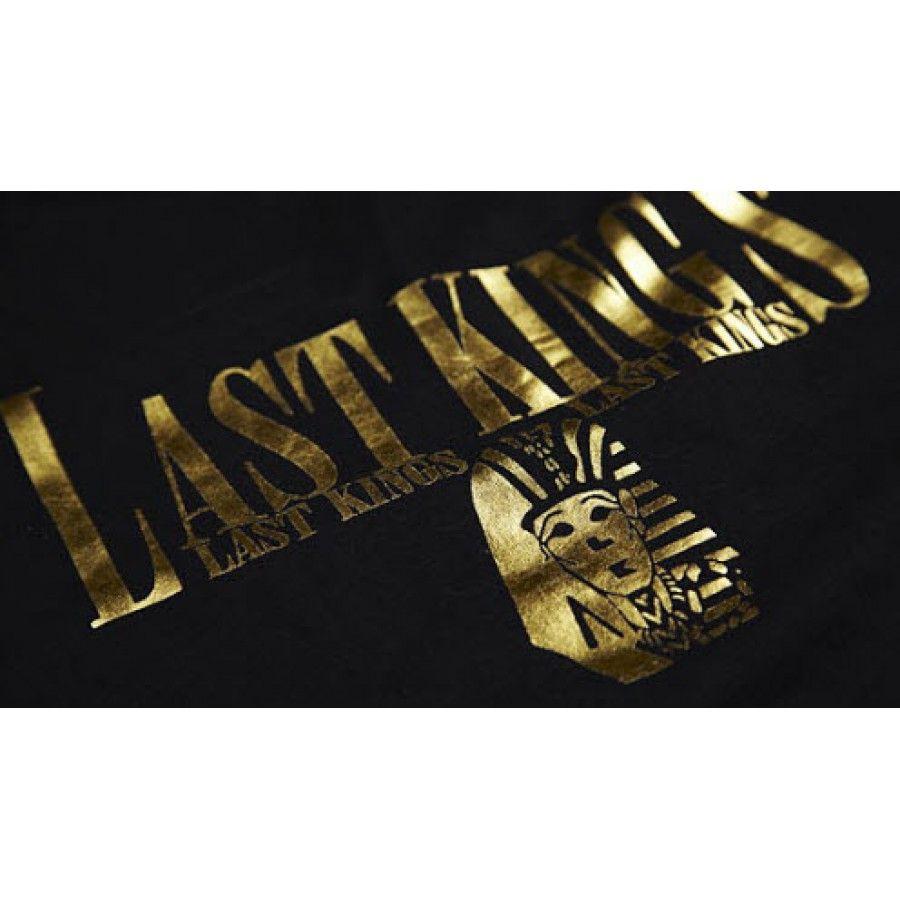 Kings Gold Letters Egyptian Collection T Shirt (Black)