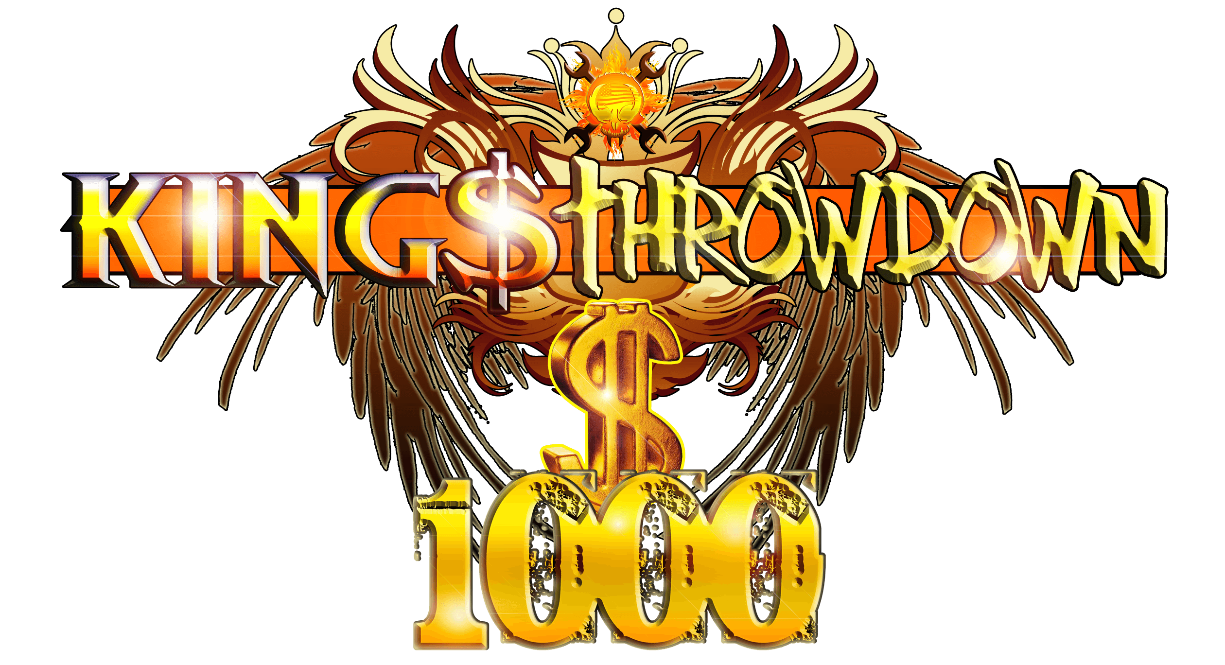 Kings Throwdown $1000 gold logo