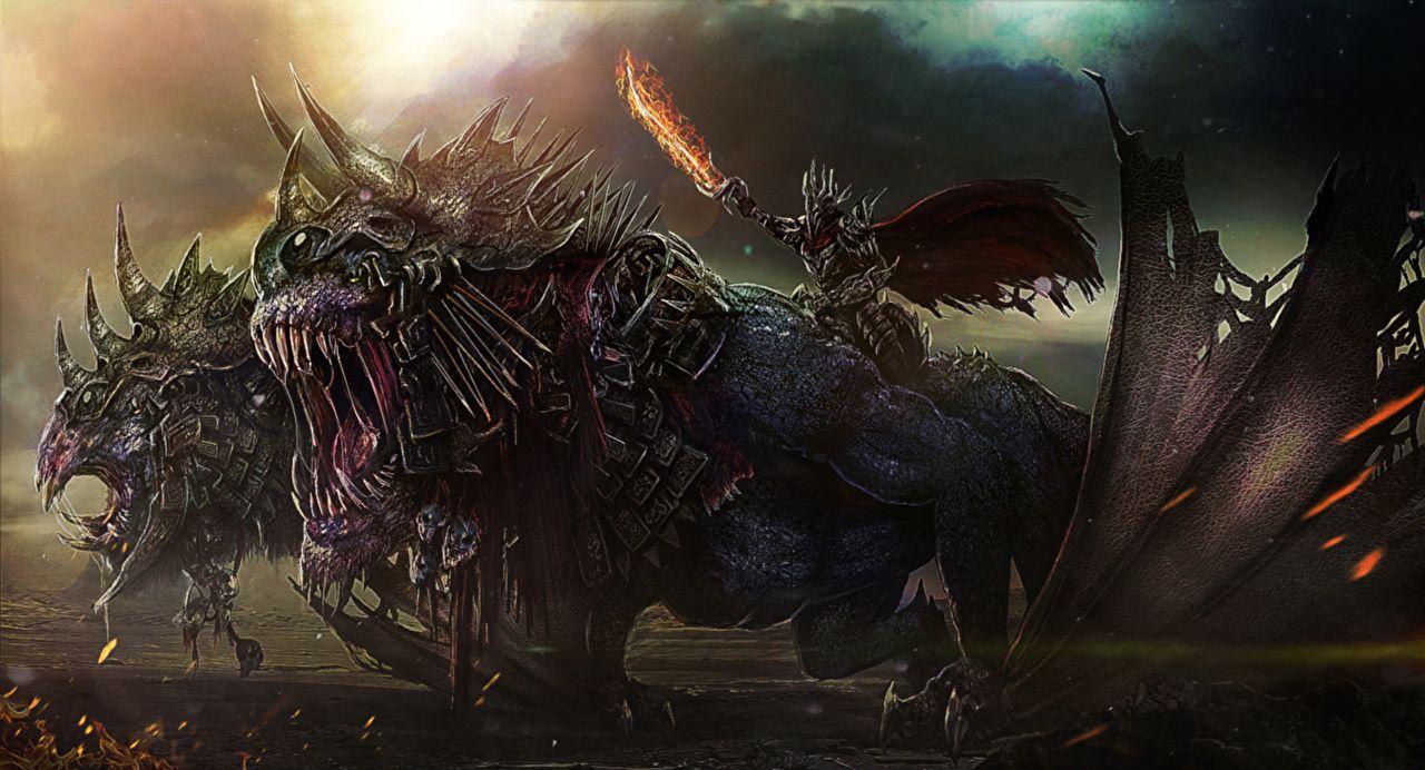 Monsters Warriors Sauron Fantasy