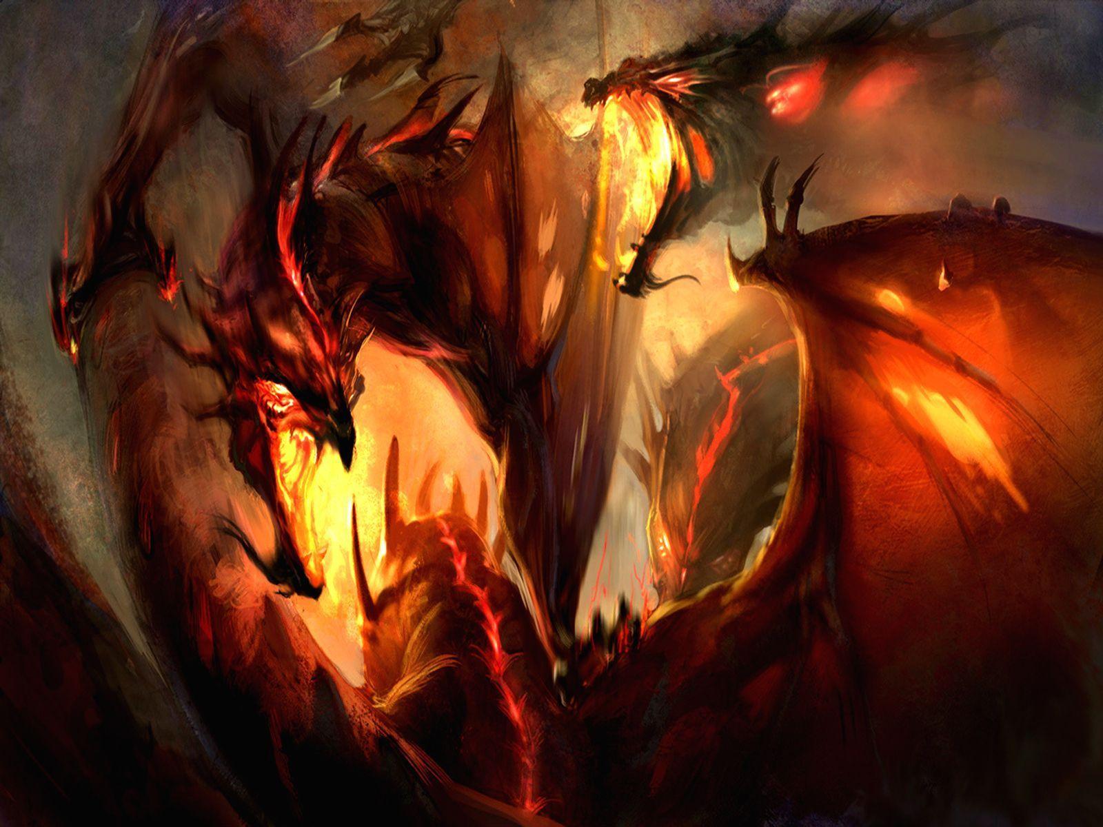 Awesome Dragon Background