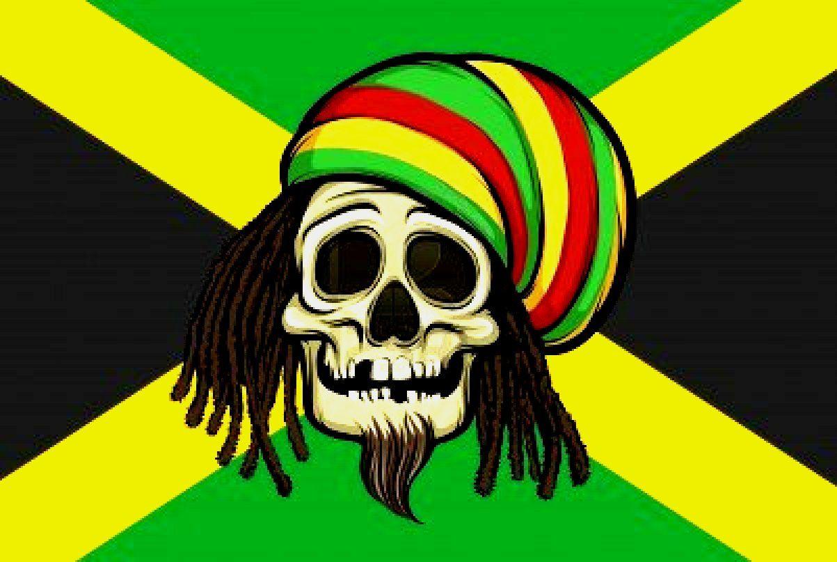 skull wallpaper reggae