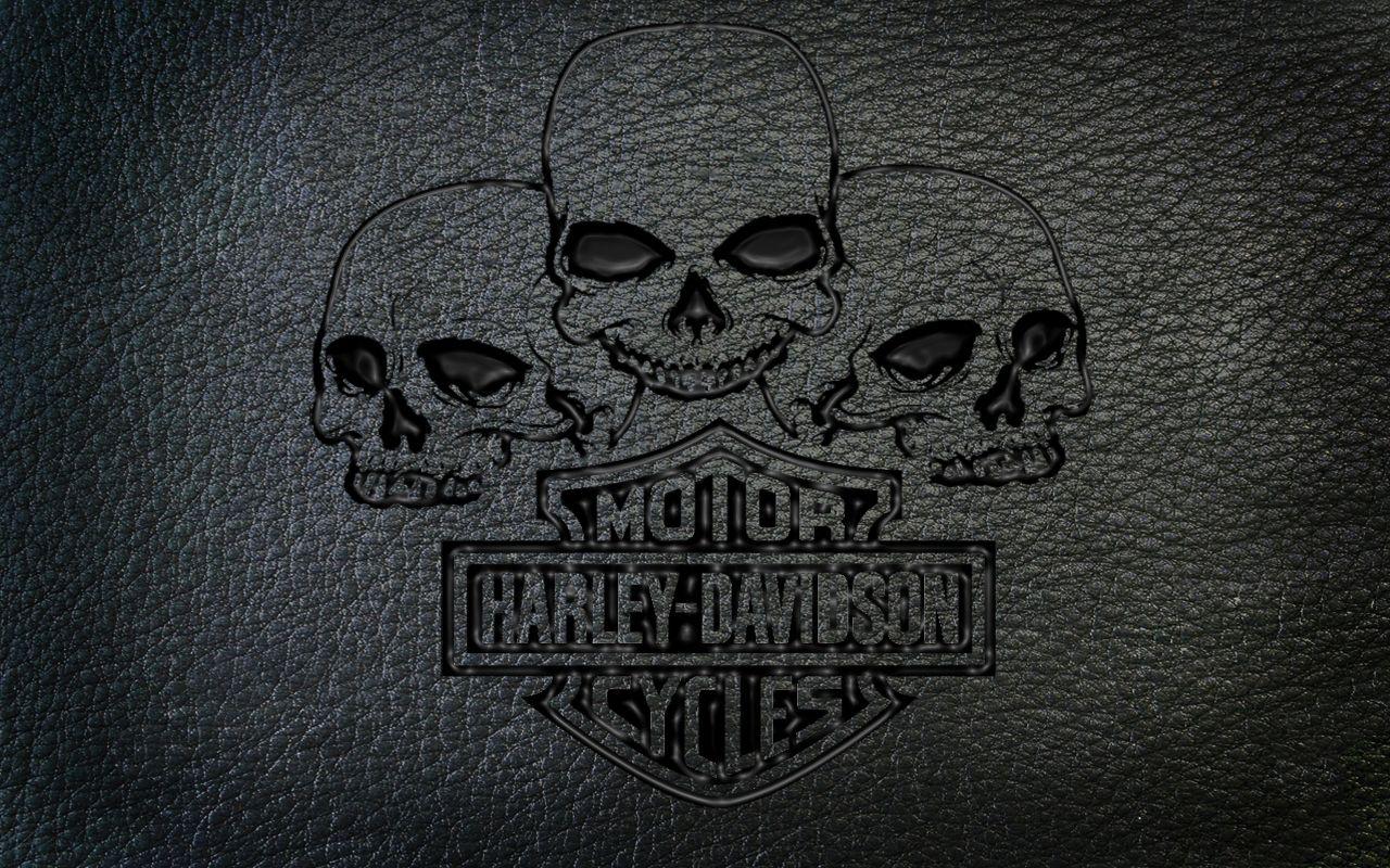 Harley davidson skull wallpaper
