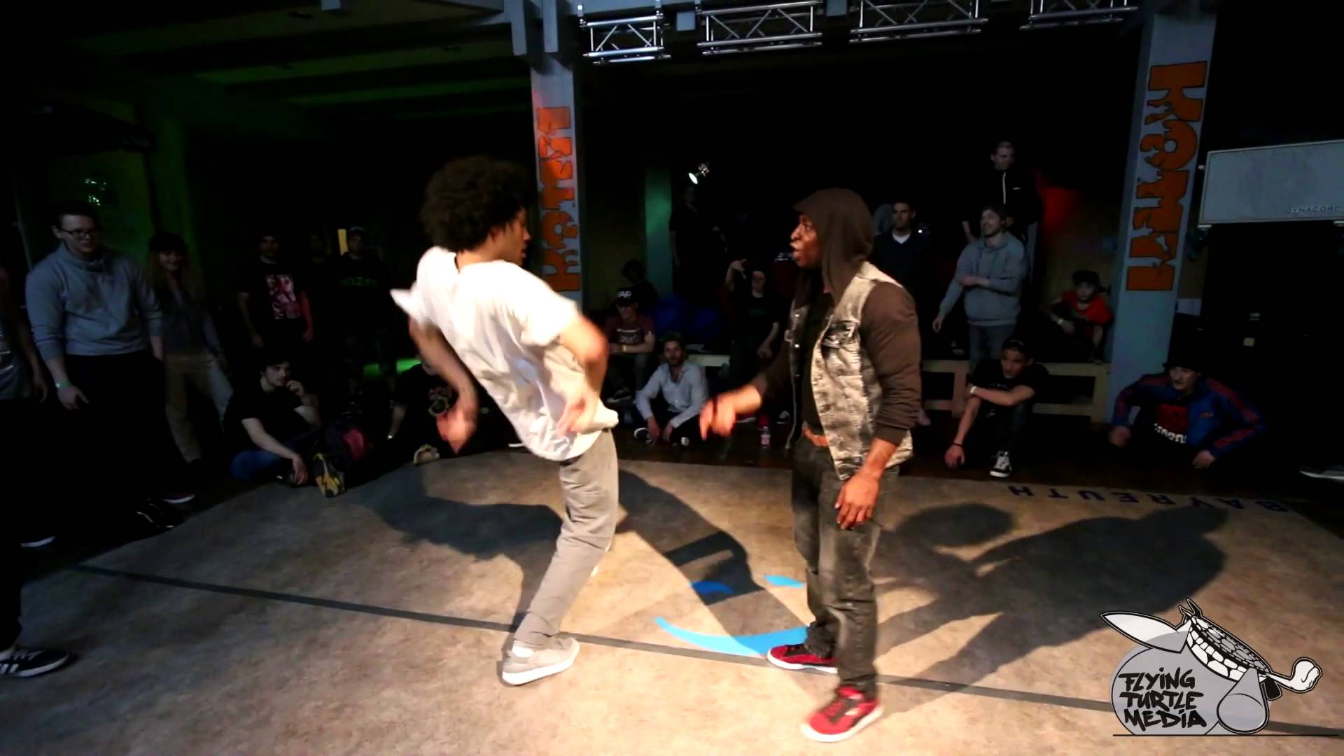 Bboy Machine VS Hip Hop Dancers