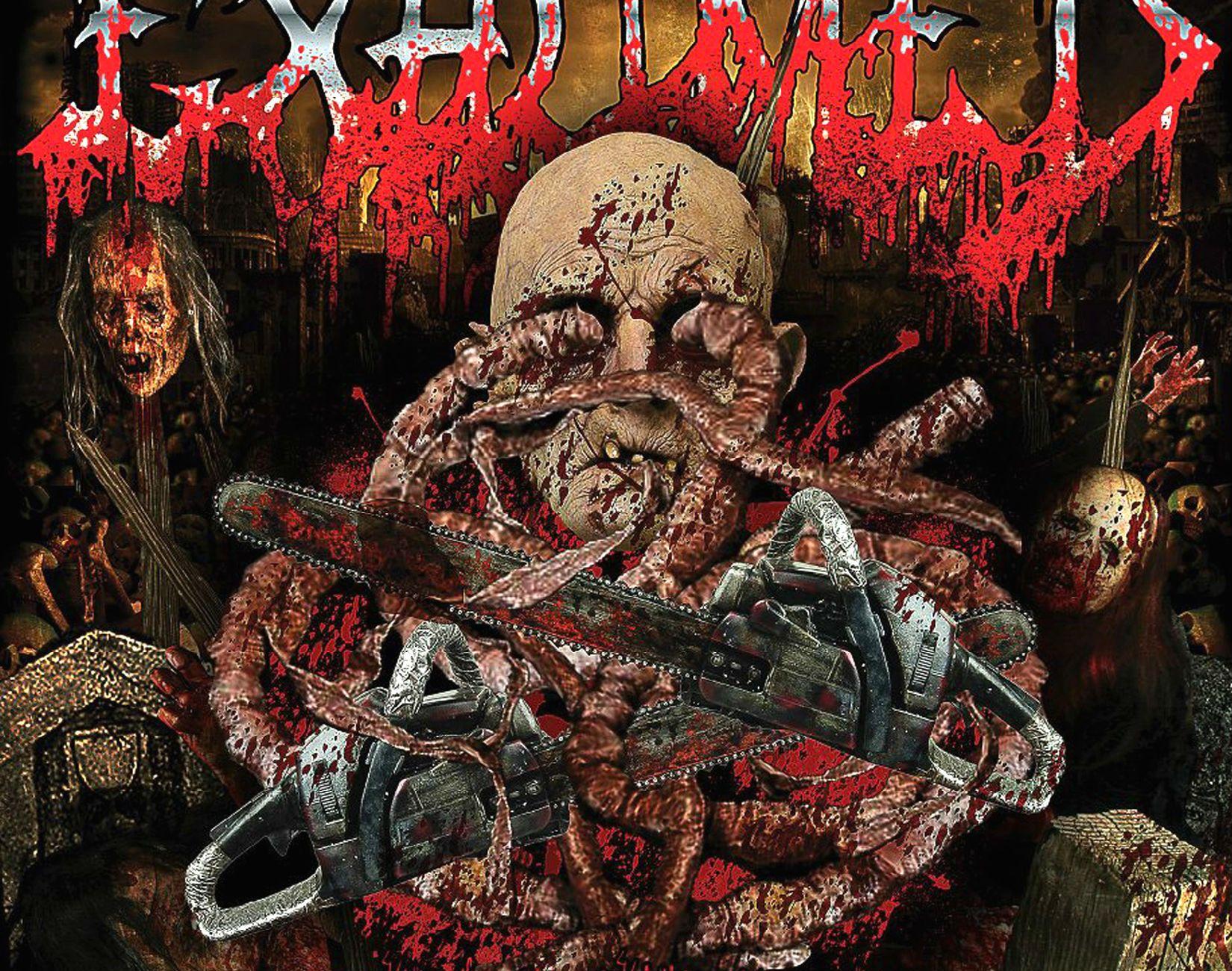 EXHUMED death metal heavy hr wallpaperx1300