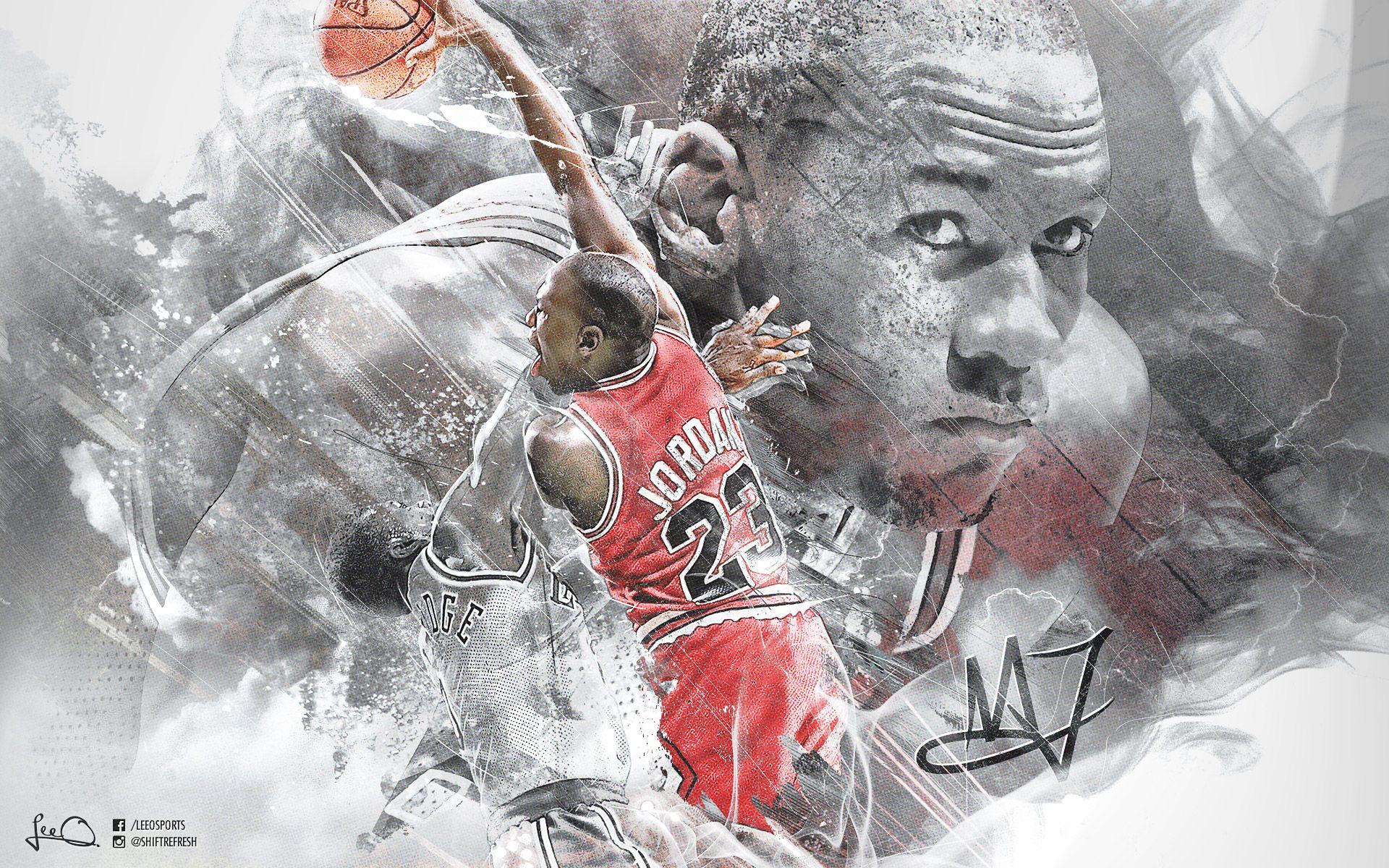 Michael Jordan 1920×1200 Dunk Wallpaper