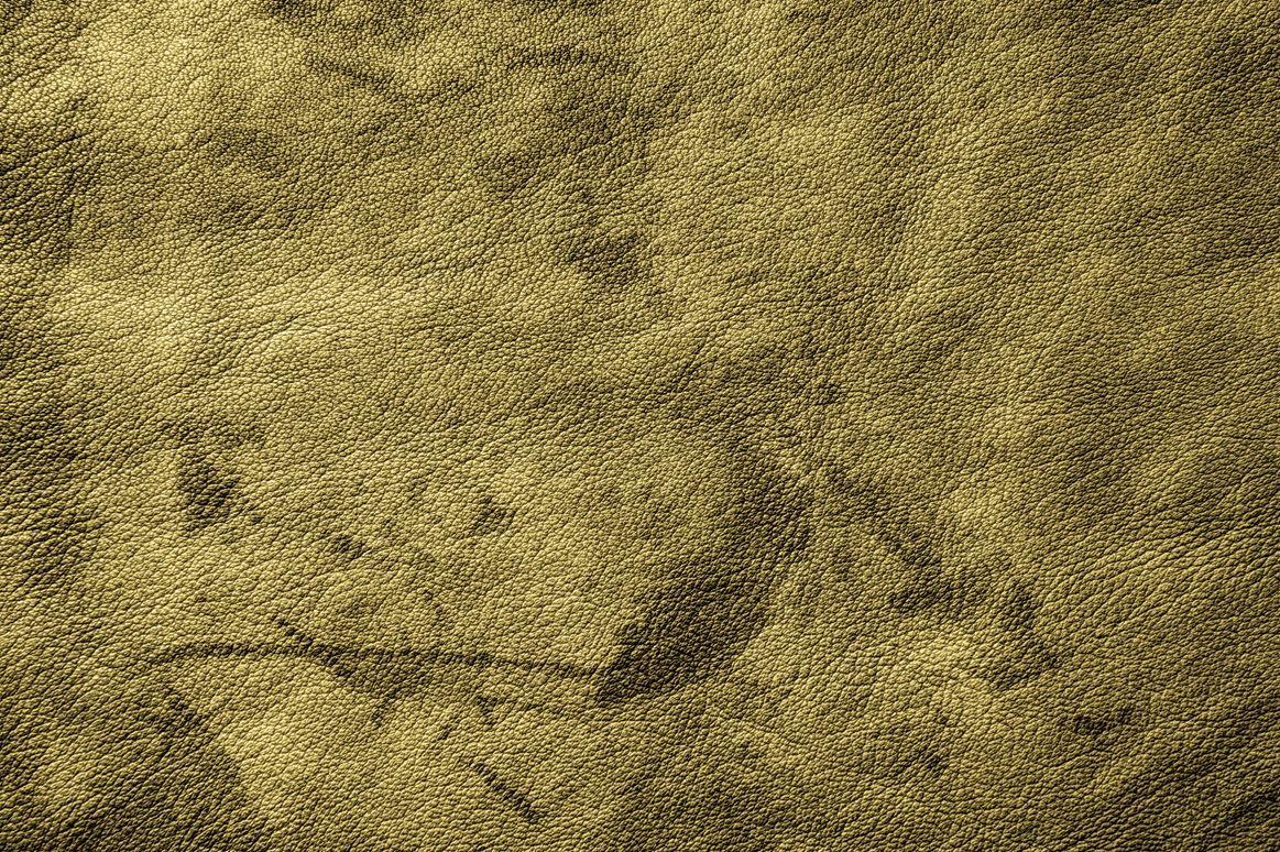 Army Green Grunge Leather Texture Background