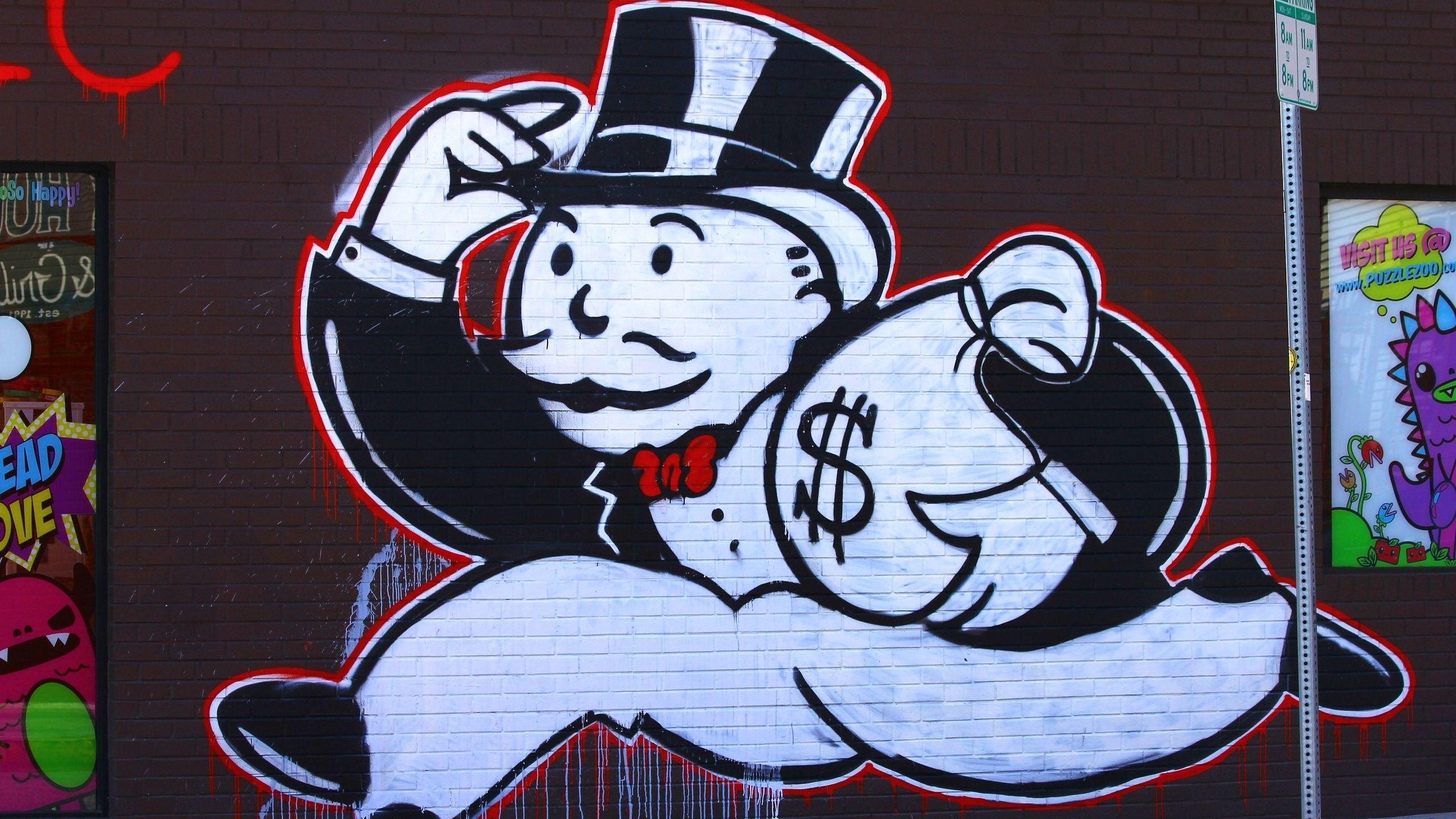 3D Graffiti Image Cartoons Graffiti Bomber Wallpaper High