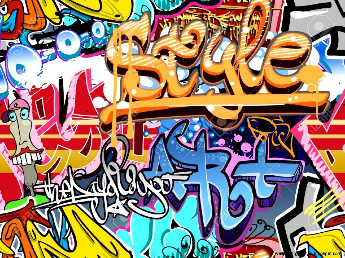 Graffiti Urban Hip Hop Creative Wallpaper