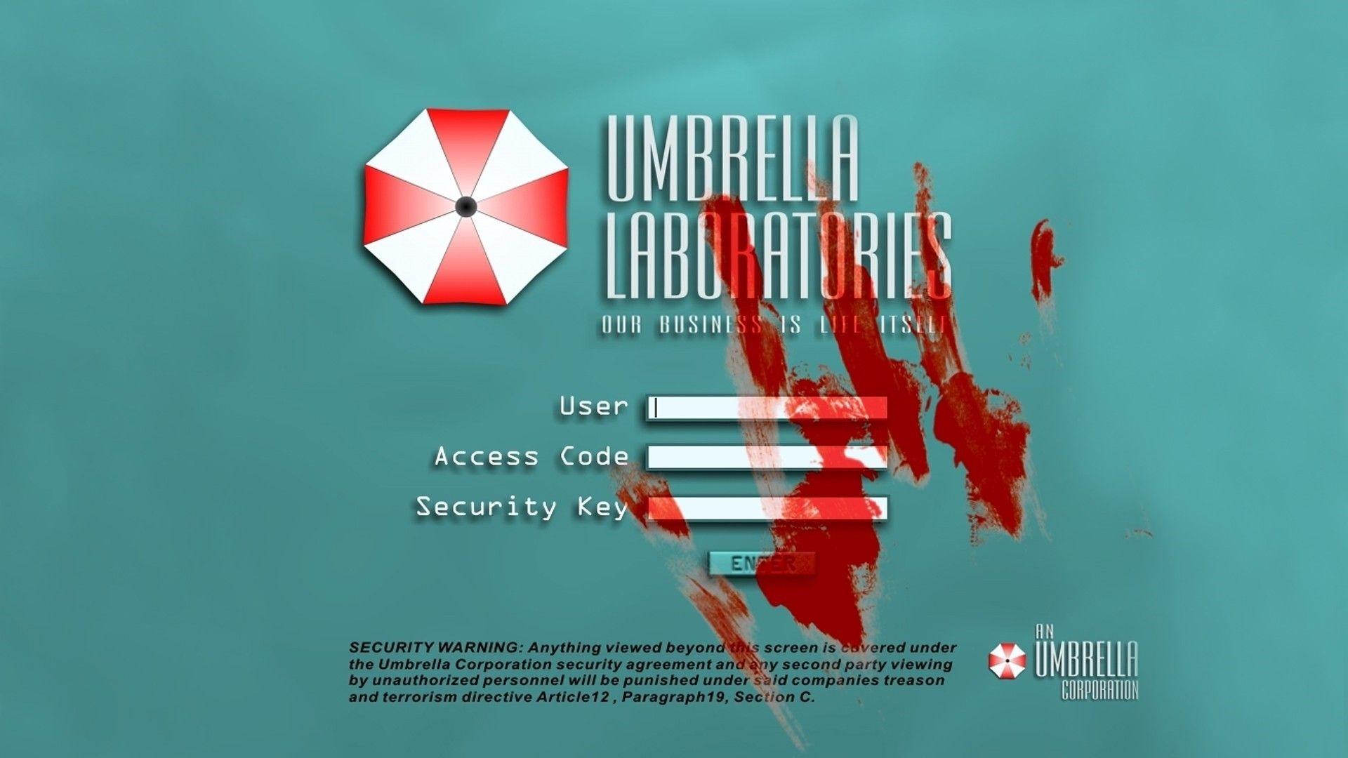 umbrella corporation resident evil video games blood wallpaper
