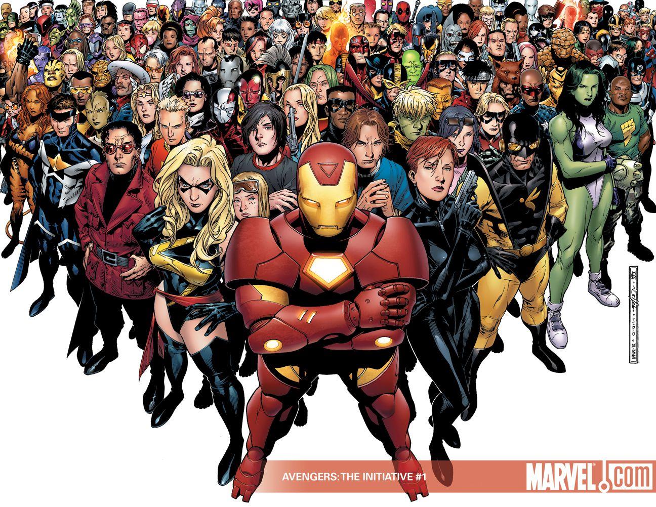 All Marvel Comics Together HD Desktop Wallpaper Cartoon Wallpaper