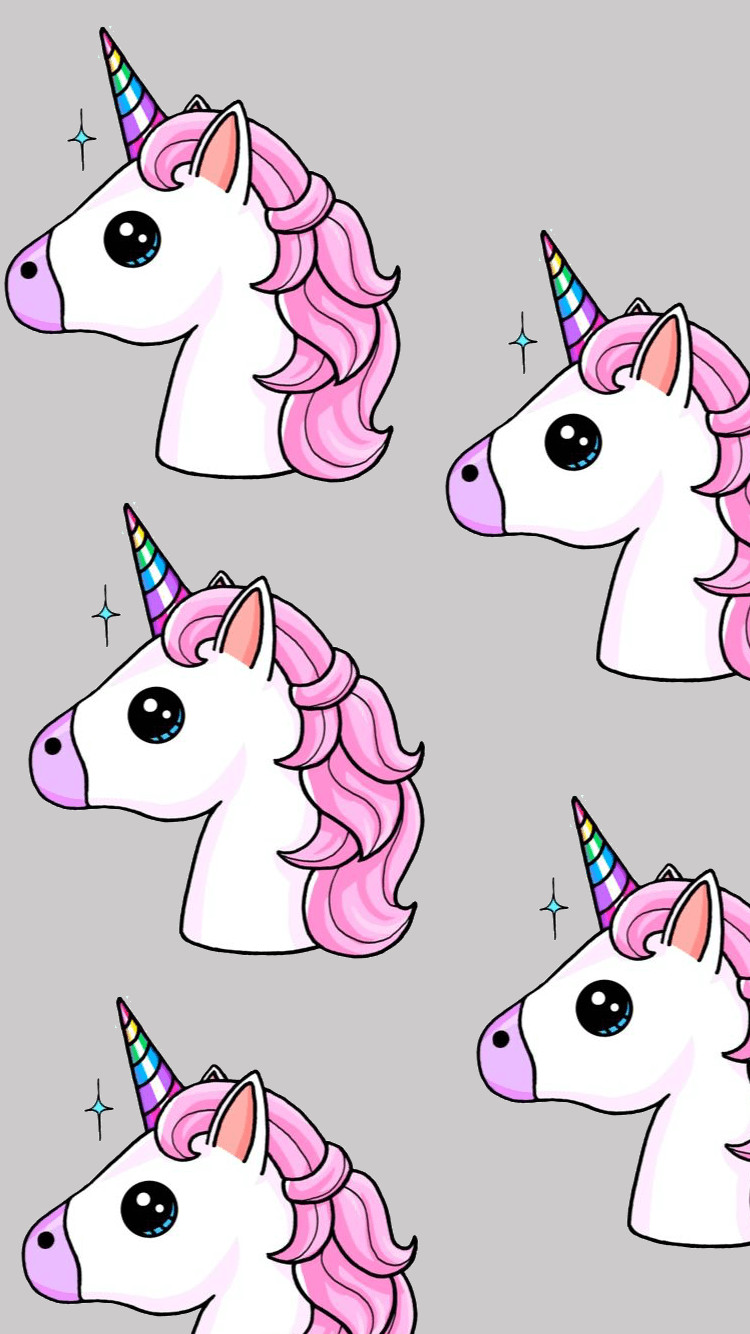 Cute unicorn phone wallpaper