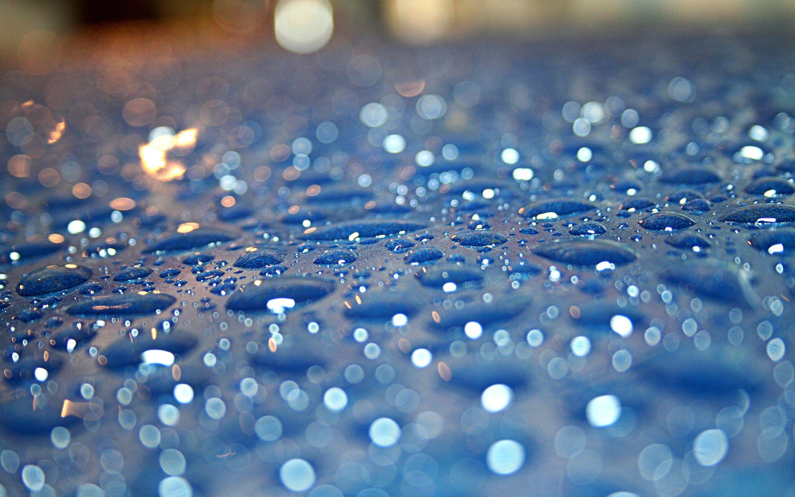 Blue Water Drops Wallpaper 560×600 Pixels. Wallpaper