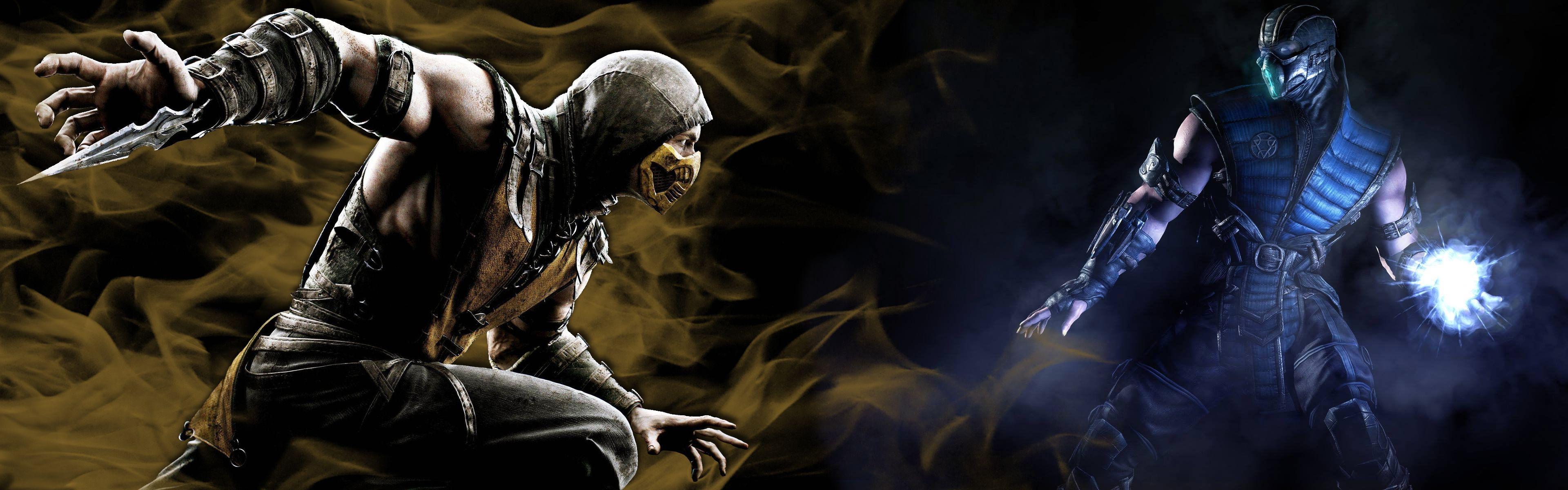Mortal Kombat Scorpion vs sub Zero