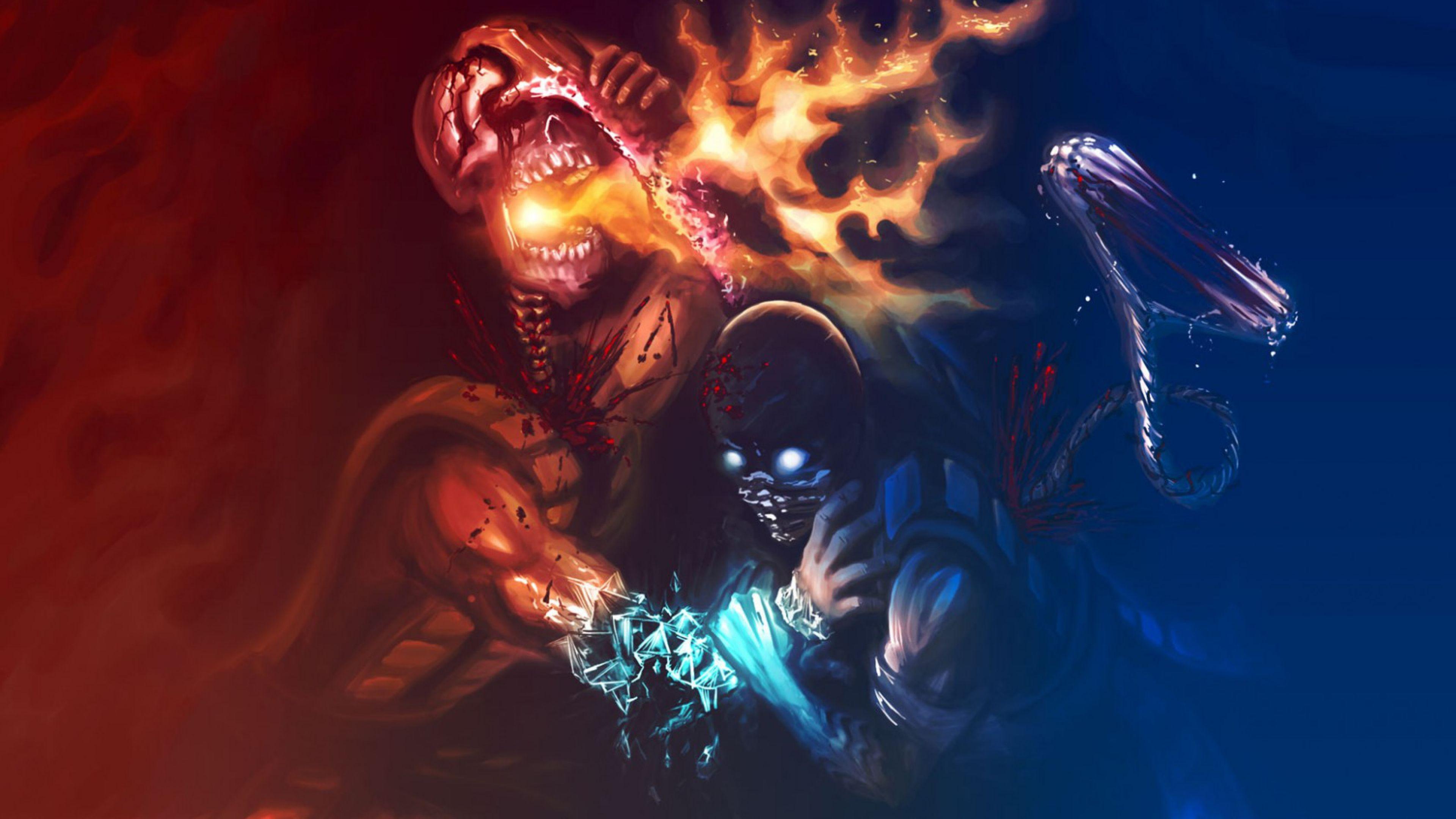 Mortal Kombat Scorpion Vs Sub Zero Wallpapers - Wallpaper Cave