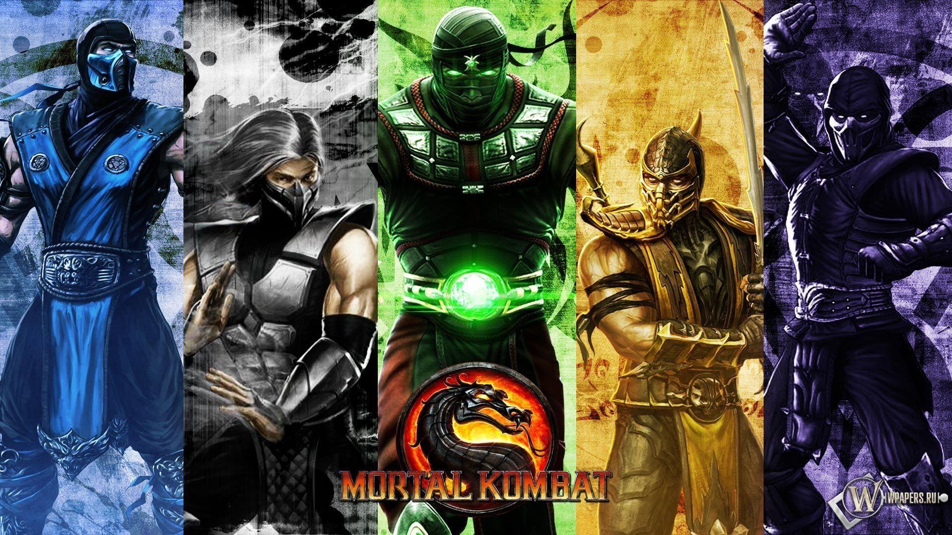 Mortal Kombat Wallpaper 4K, Sub-Zero, Scorpion