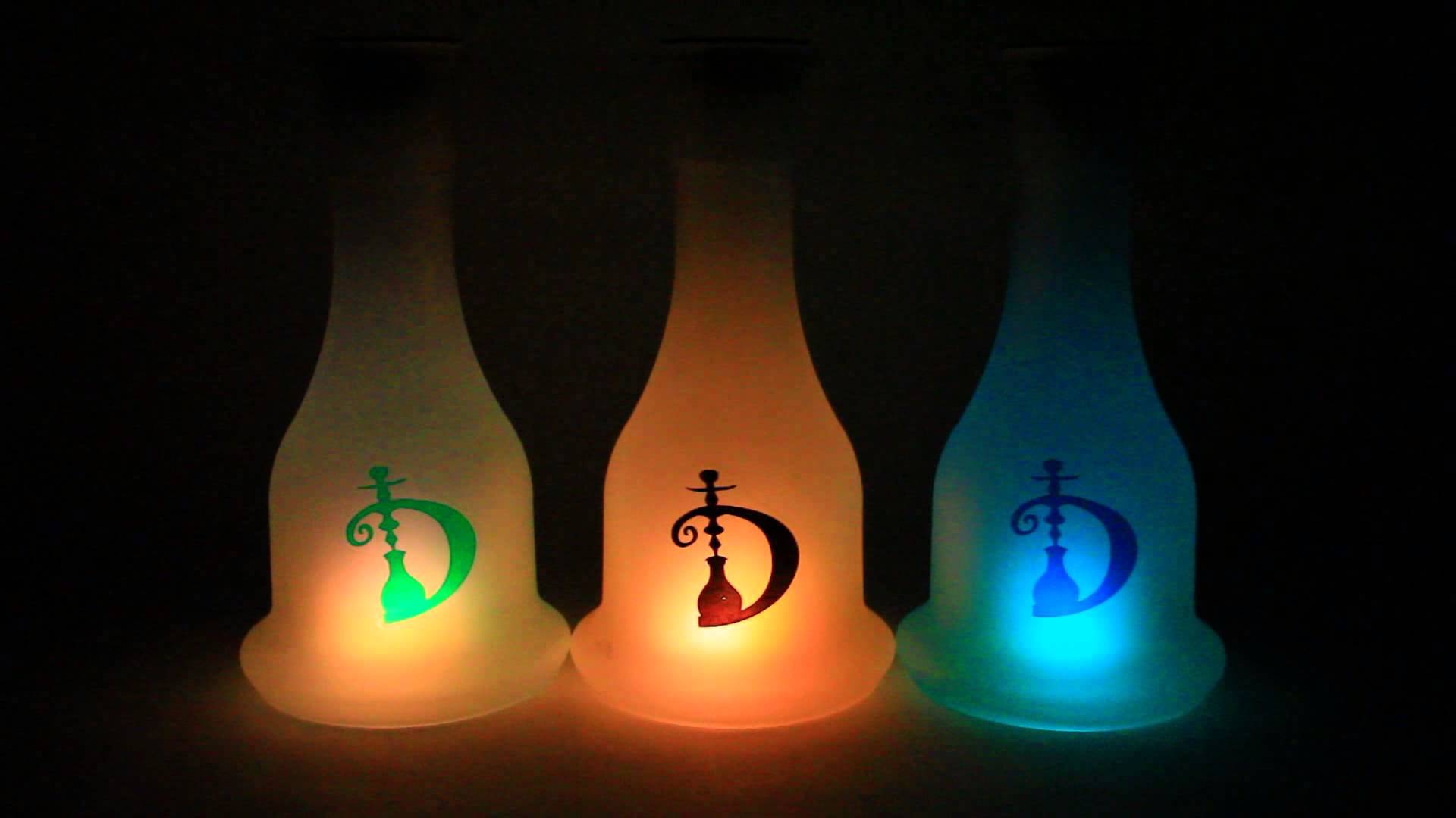 Dream LED Hookah Vase Colors While You Smoke!