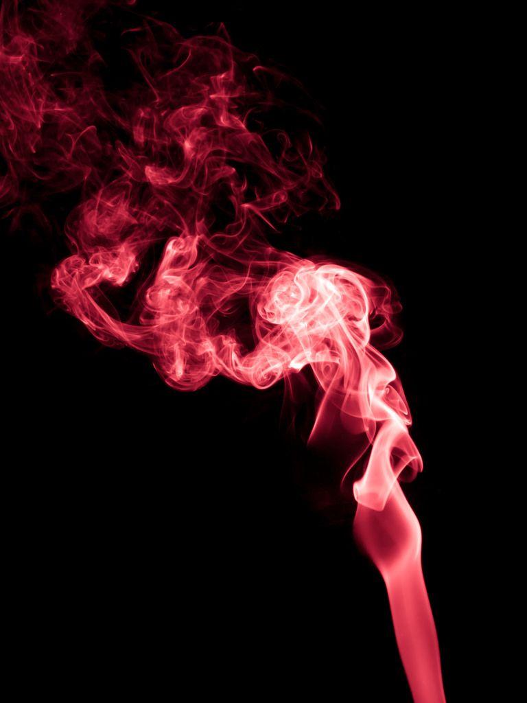 Smoke Plume. Smoke plume from a burning incense stick. Setu