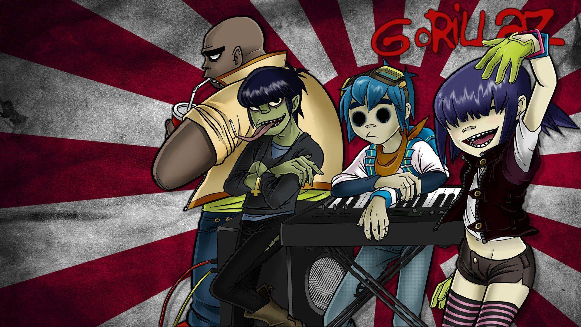 Gorillaz 3d Wallpapers Wallpaper Cave