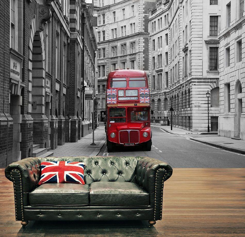 Red London Bus Decorating Wallpaper Mural Art 10 Free Delivery