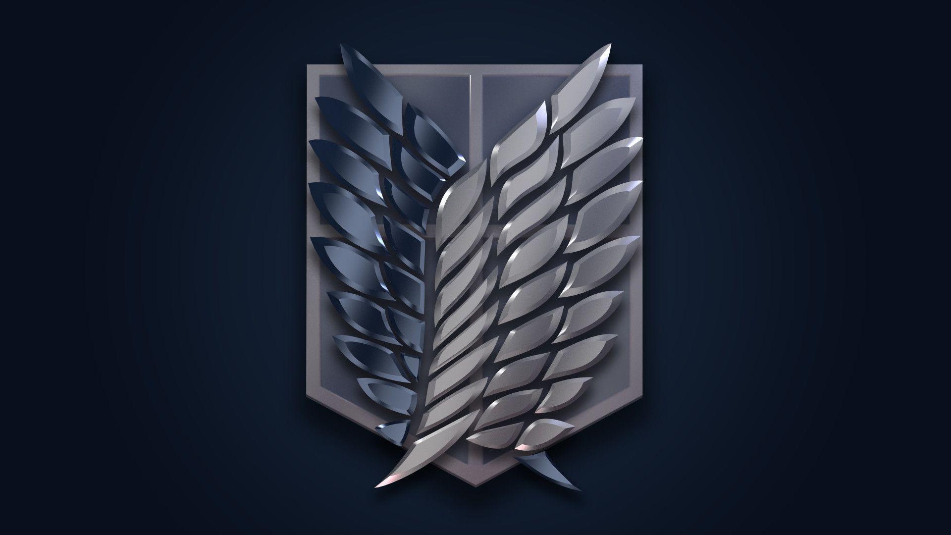 Attack On Titan Logo Wallpapers Wallpaper Cave