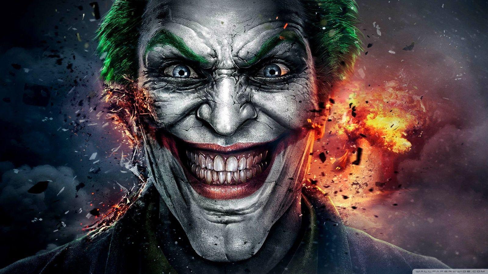 Injustice God Among Us Joker Face ❤ 4K HD Desktop Wallpaper for 4K