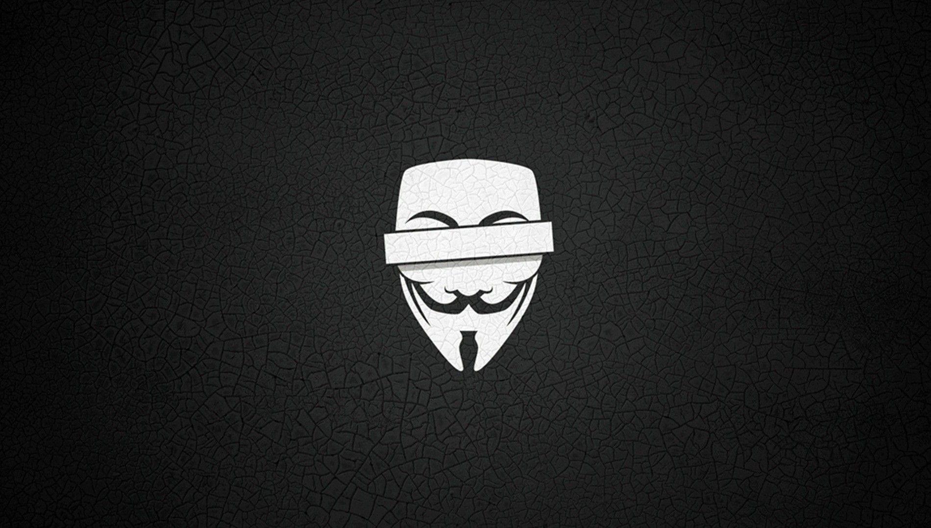 Anonymous, simple background wallpaper