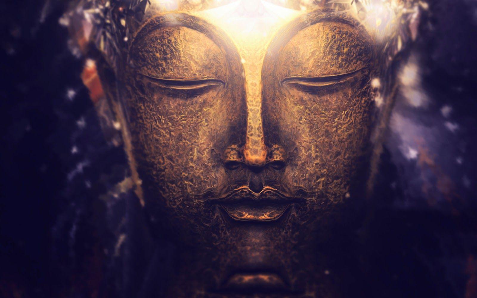 Lord Buddha face Art HD image and statue wallpaper