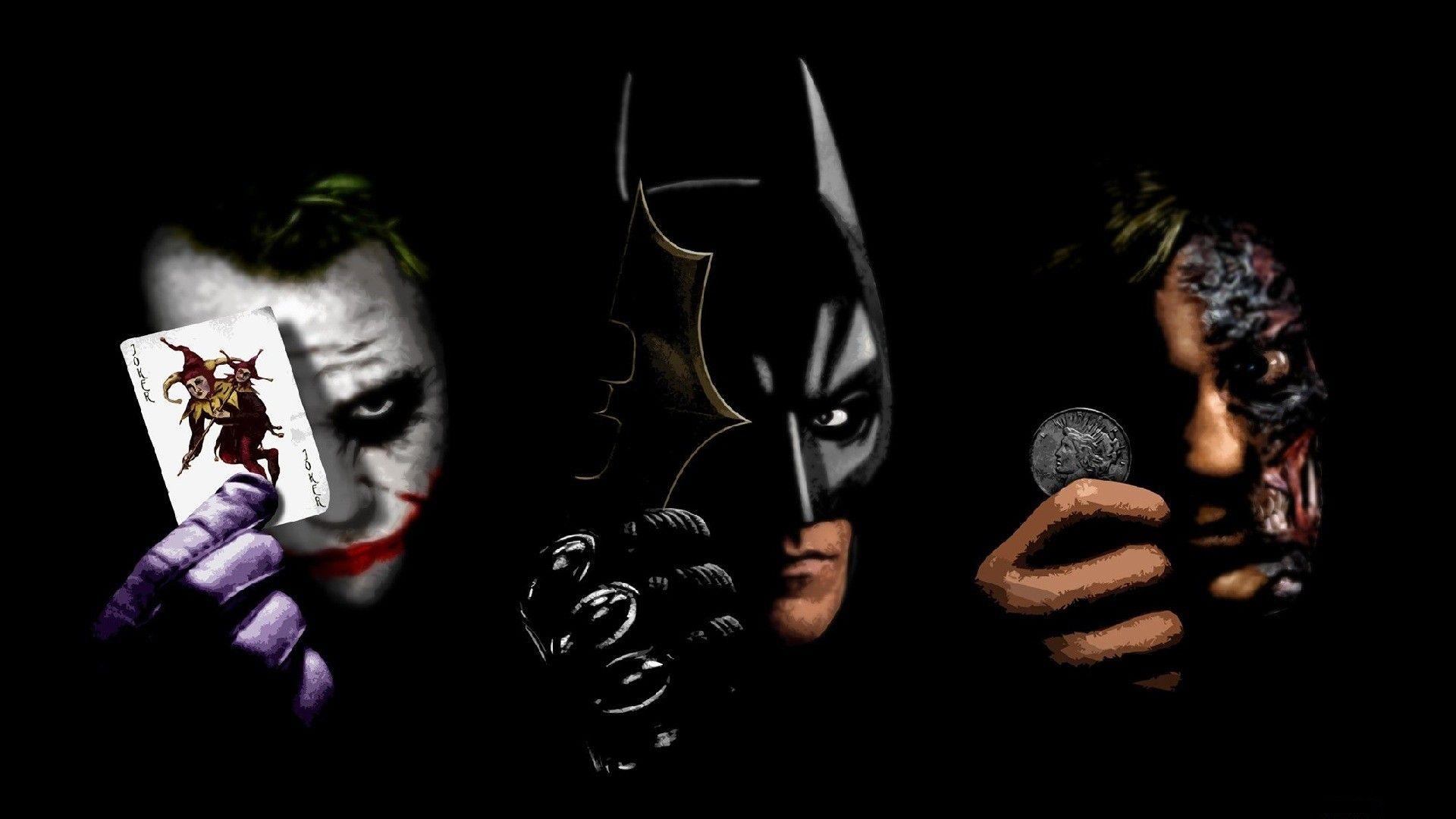 Batman Joker And Two Face HD Wallpaper