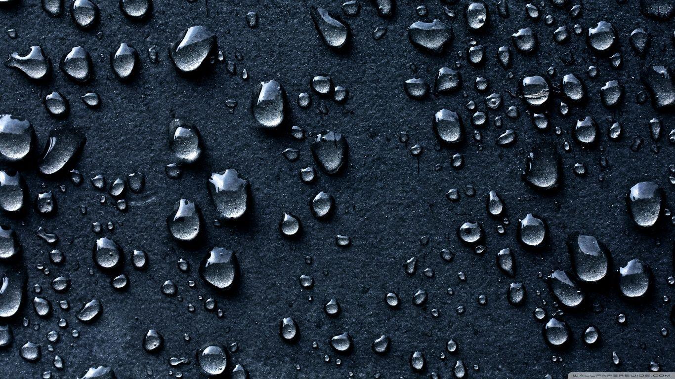 Water Drops Dark Background ❤ 4K HD Desktop Wallpaper for 4K Ultra