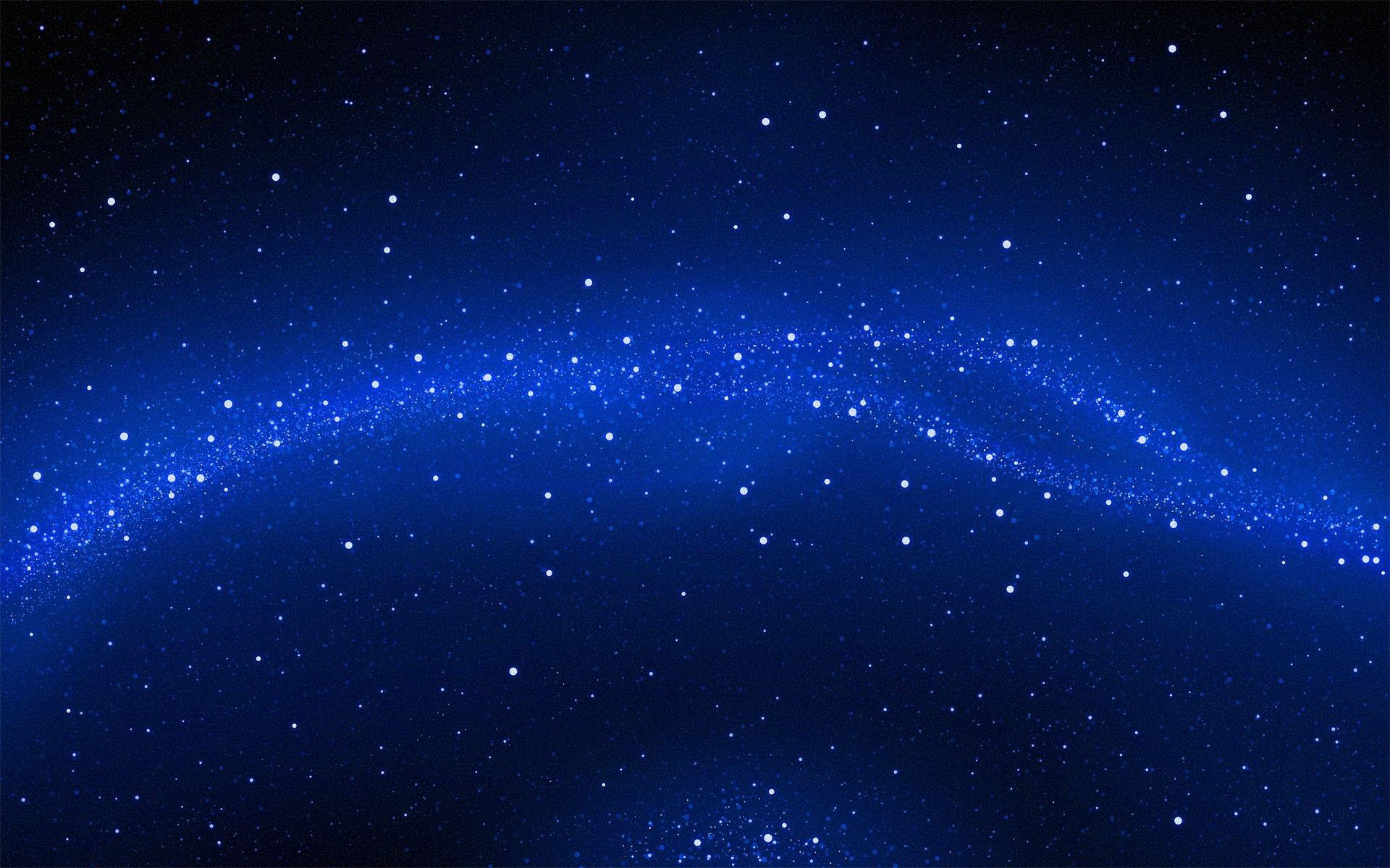 Blue night stars wallpaper. PC