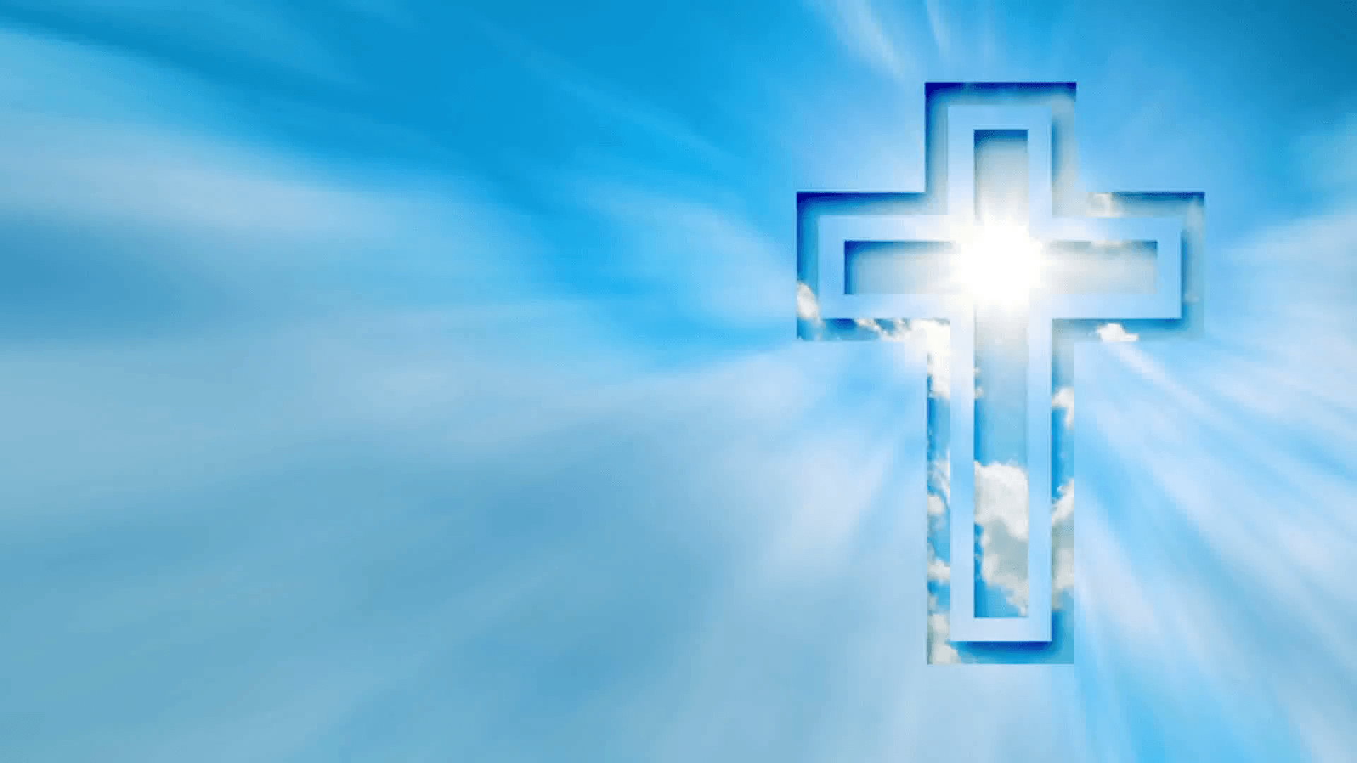 Religious cross, background Motion Background