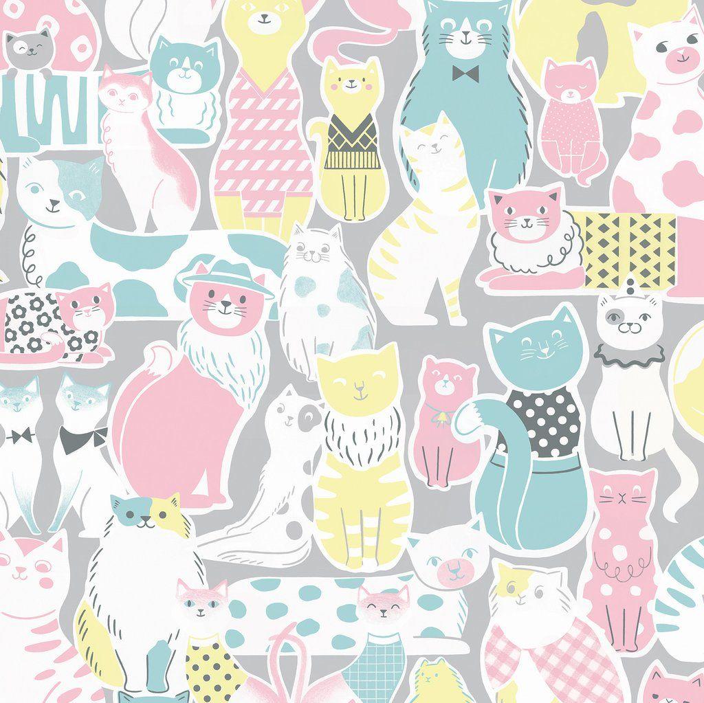 CATS Children's Wallpaper Sample