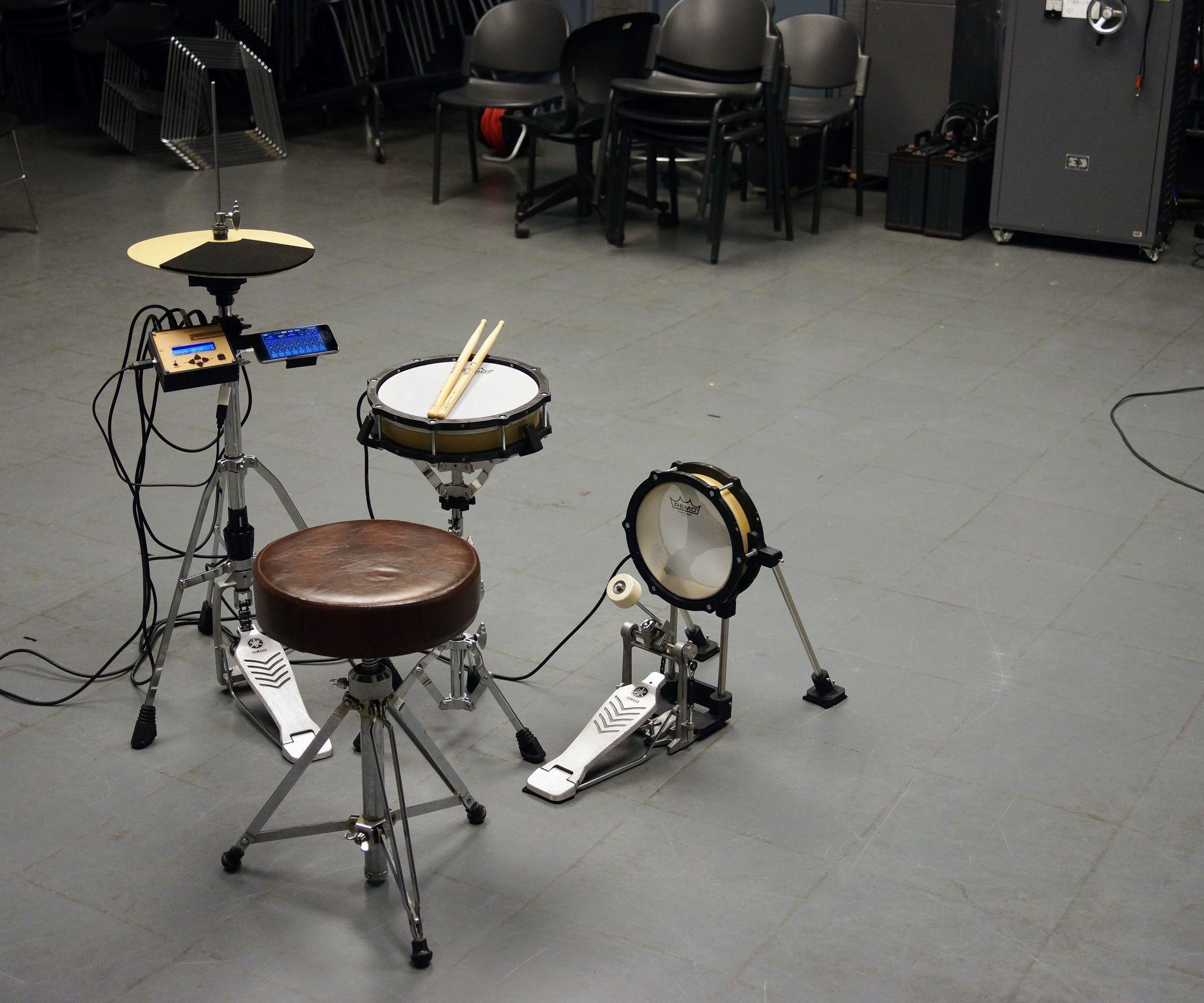 Arduino Minimal Drum Kit. Small 3D printer, Drum kit and Drums