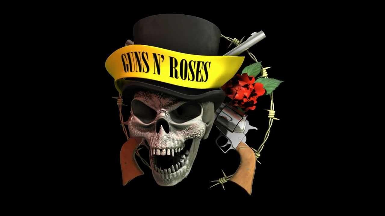 3D Maya Guns N' Roses logo rotation