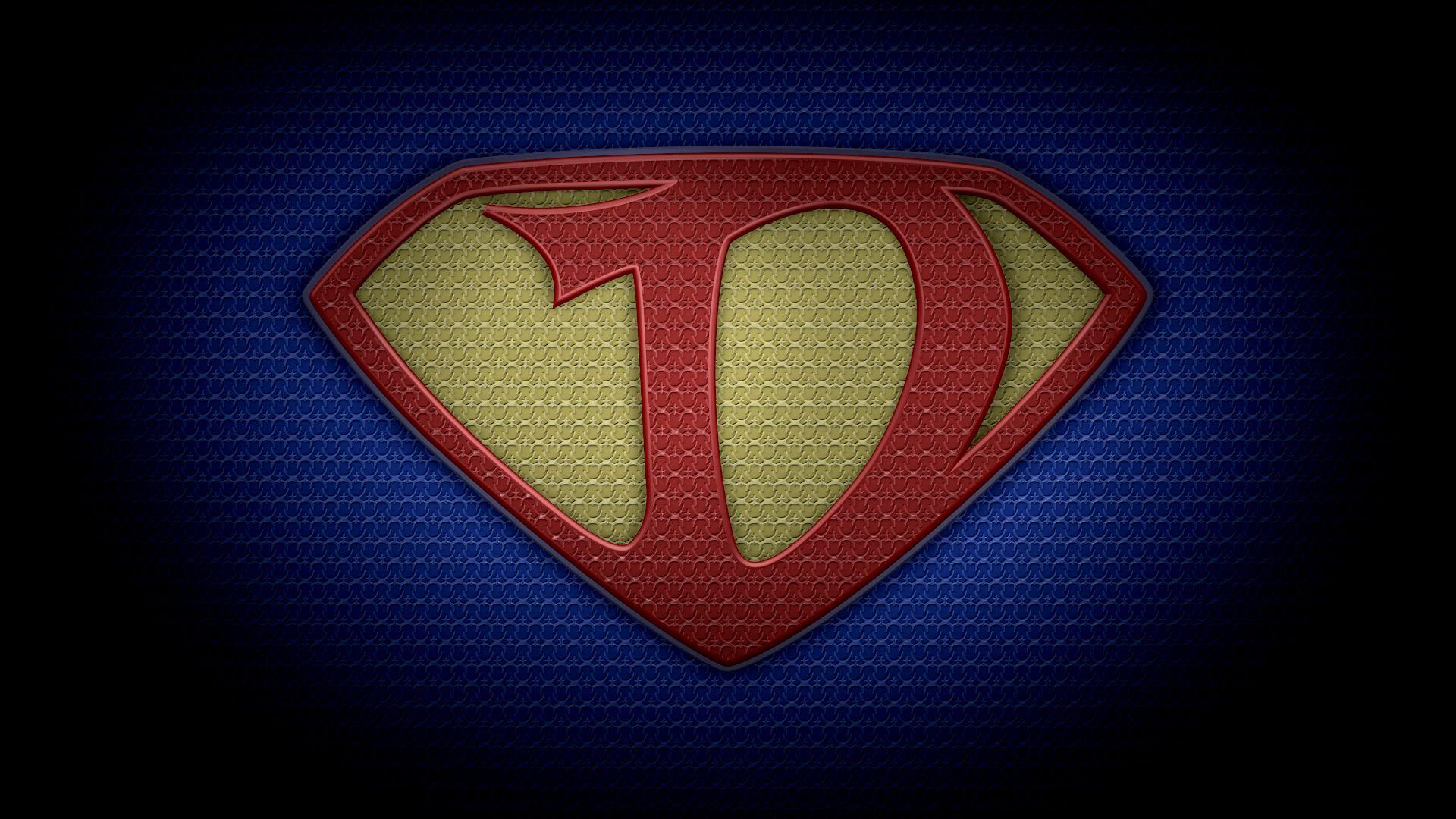 The letter D in the style of “Man of Steel”