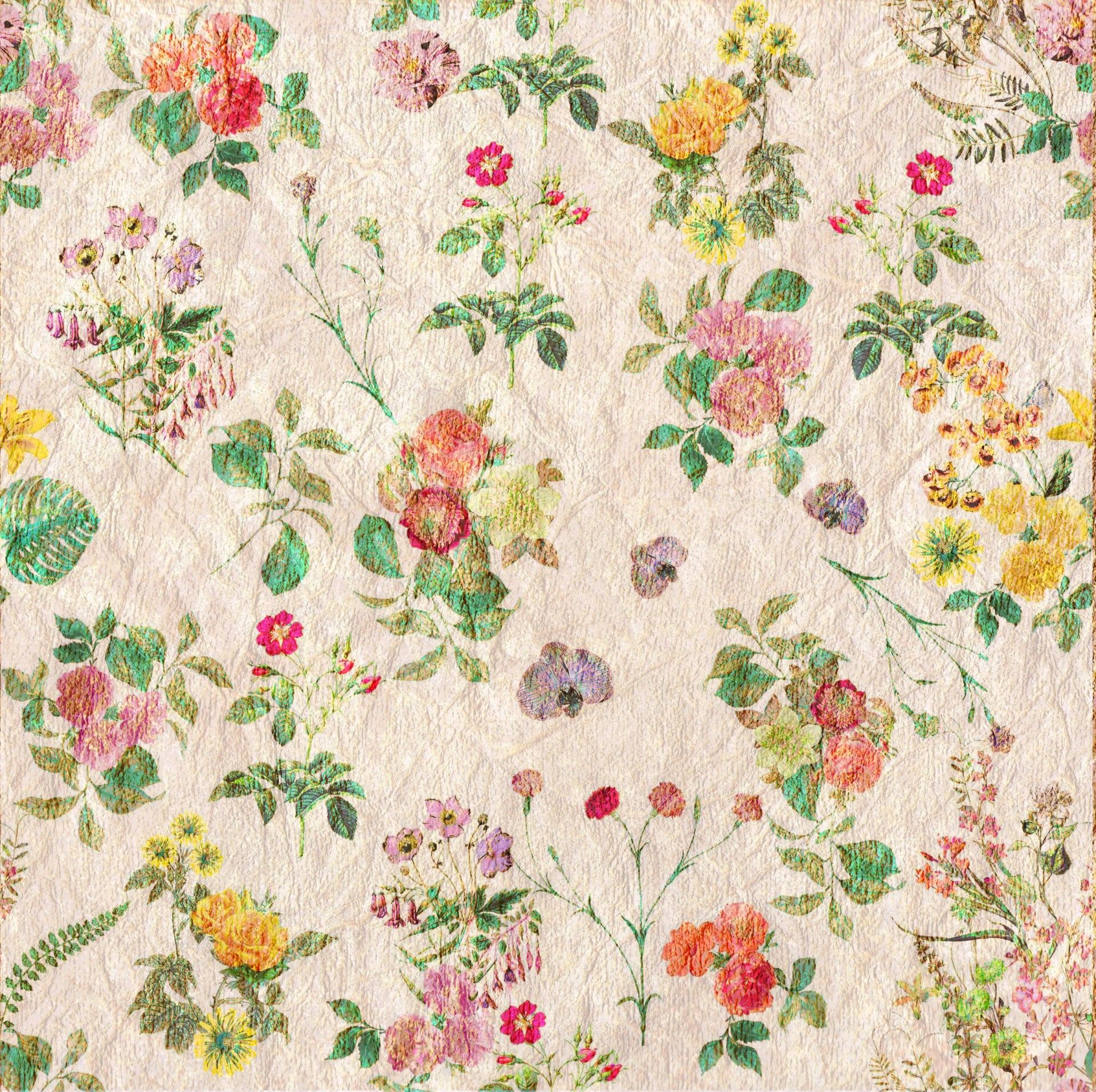 Vintage Flowers Wallpaper Pattern Free Domain Picture