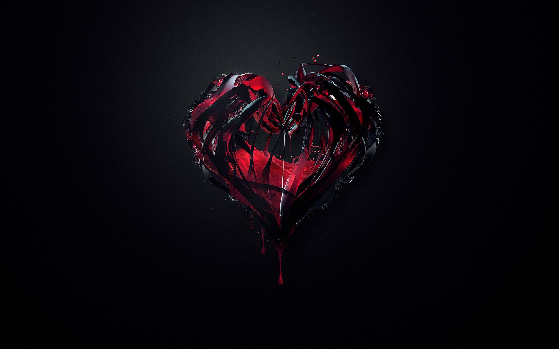 3D Heart Wallpaper