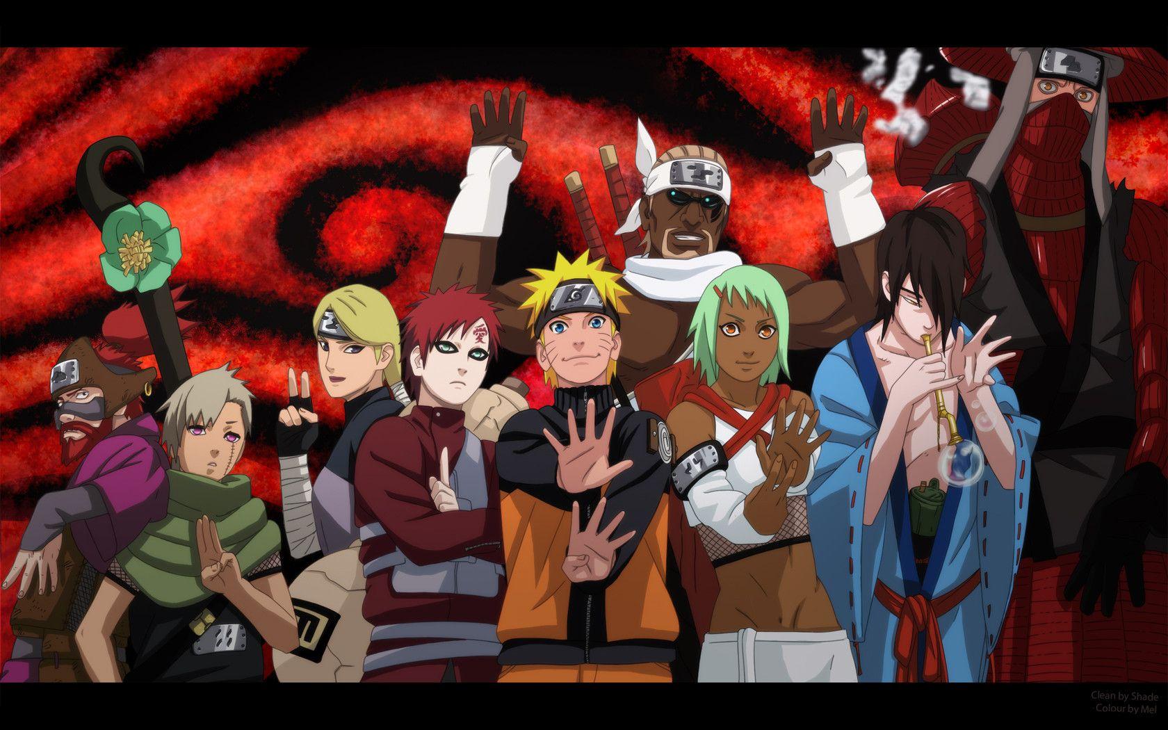 Wallpaper Naruto Shippuden Team Hd