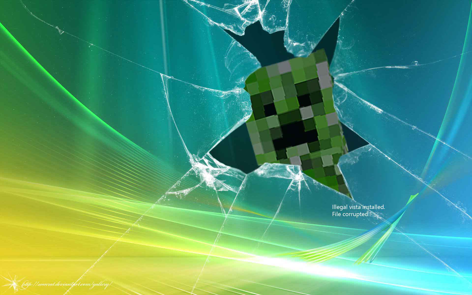 image of minecraft creepers screen