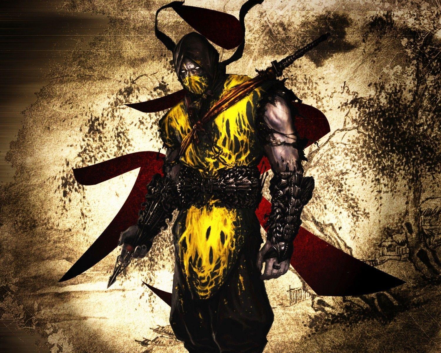 Mortal Kombat Scorpion HD iWallHD HD