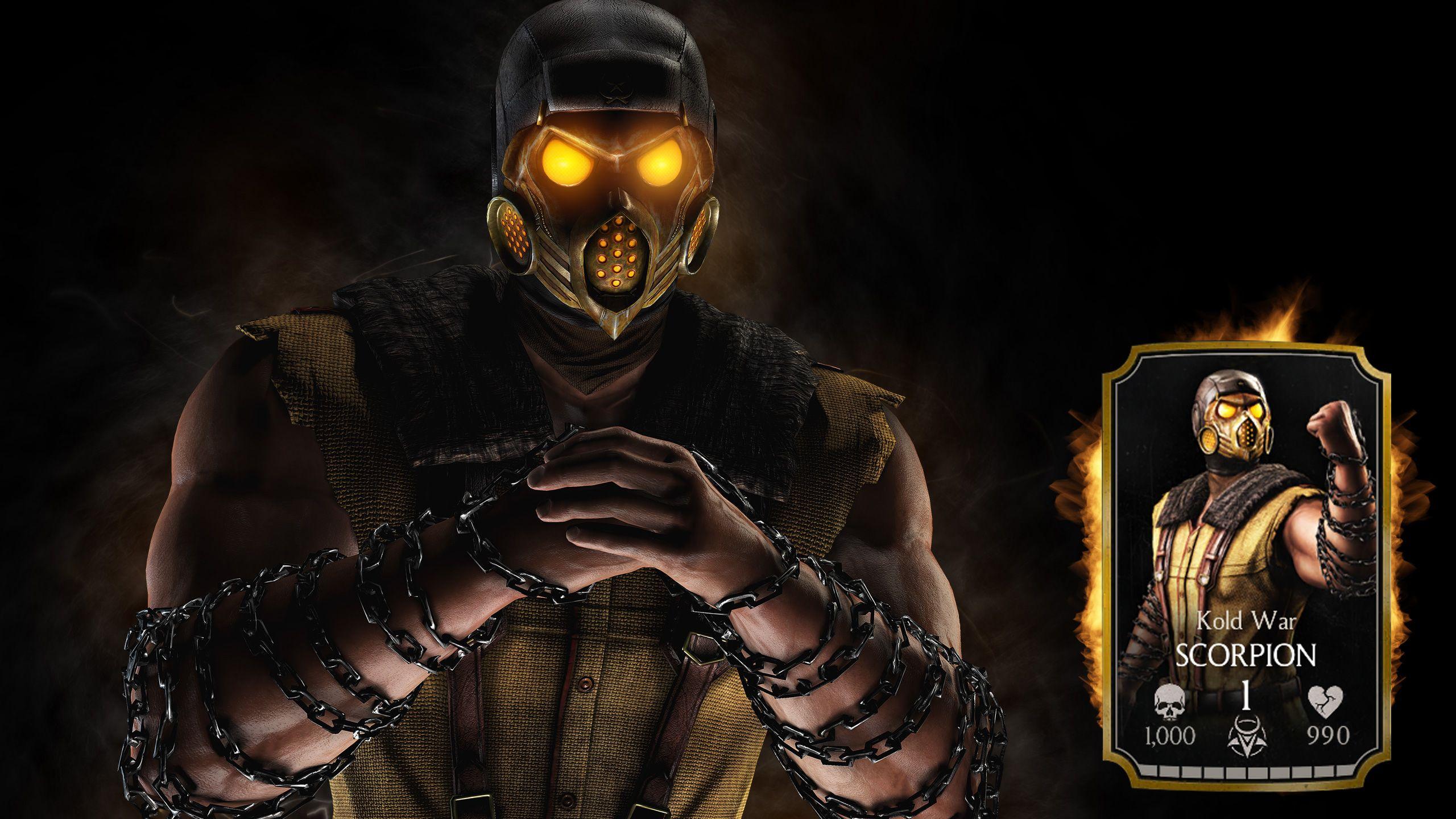 Scorpion Mortal Kombat X Game Wallpaper